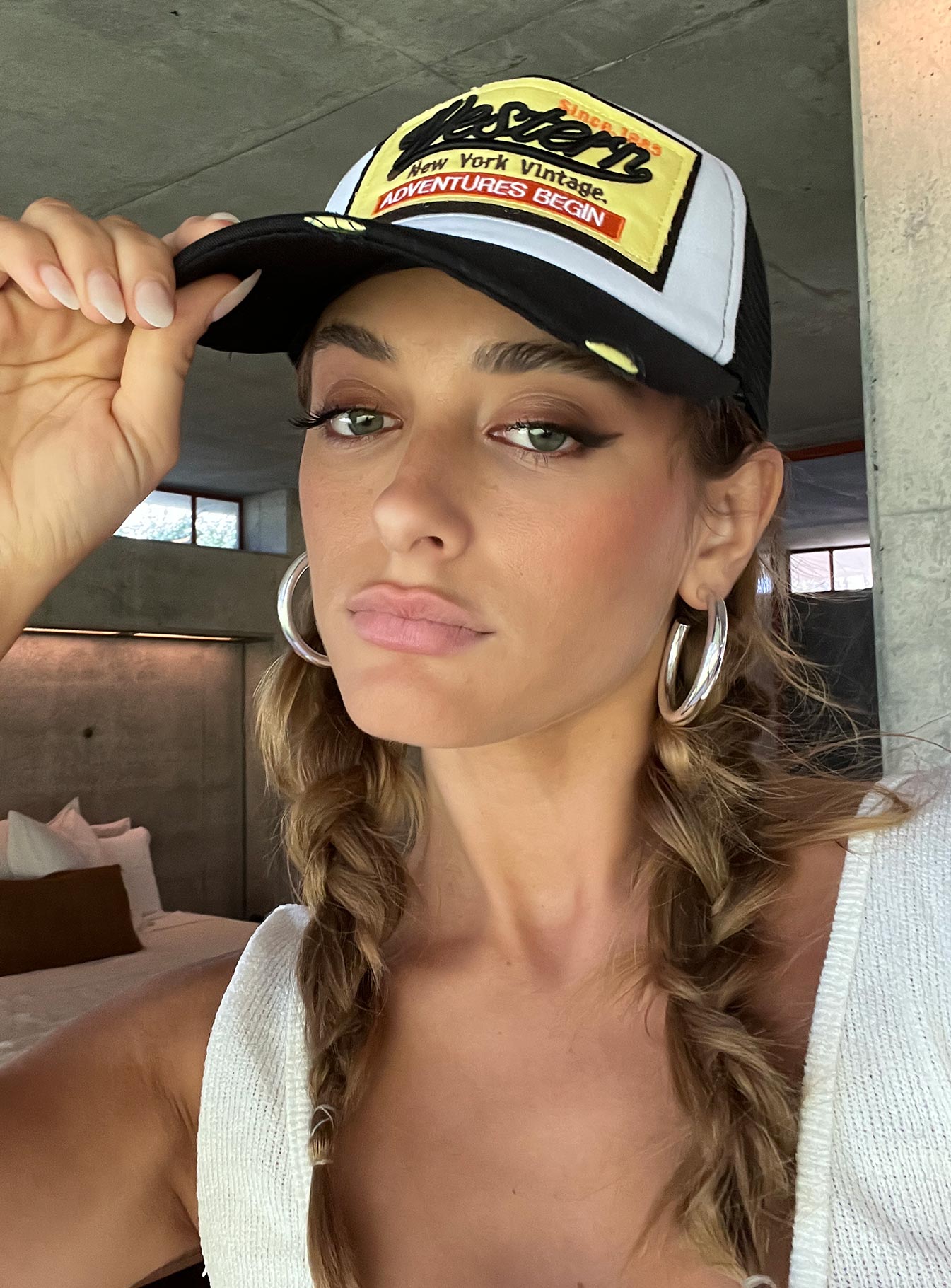 Adventures Trucker Hat Black women's accessory by Ellevoria