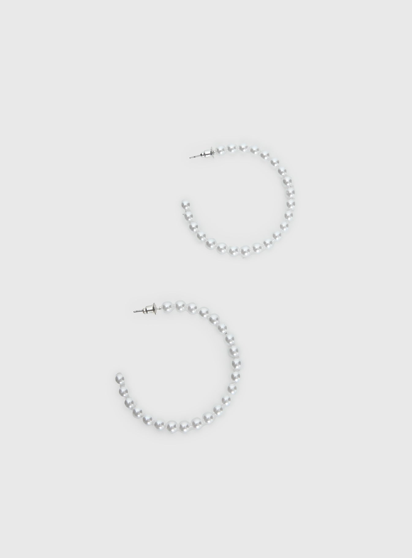 Aydan Hoop Earrings Pearl women's earrings by Ellevoria