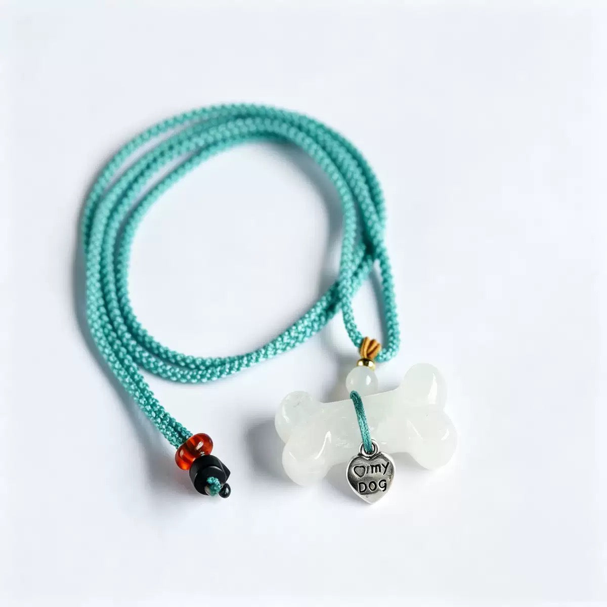 Natural Crystal Pet Memorial Necklace