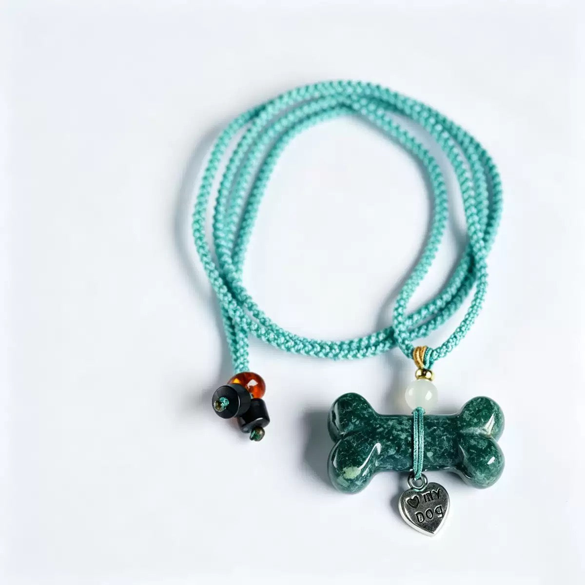 Natural Crystal Pet Memorial Necklace