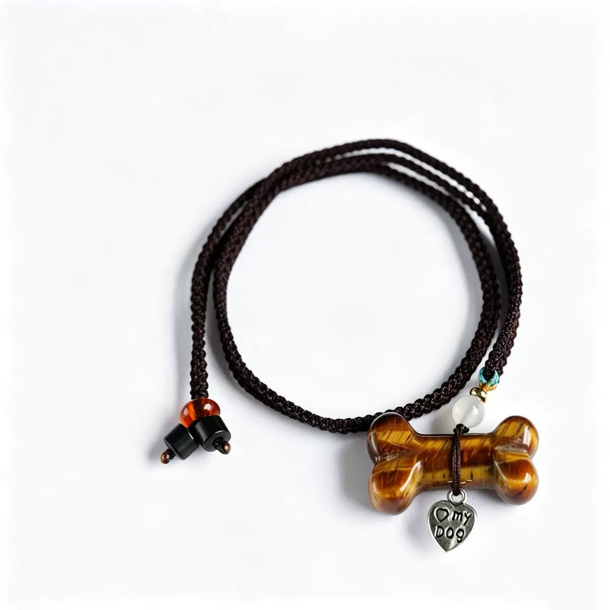 Natural Crystal Pet Memorial Necklace