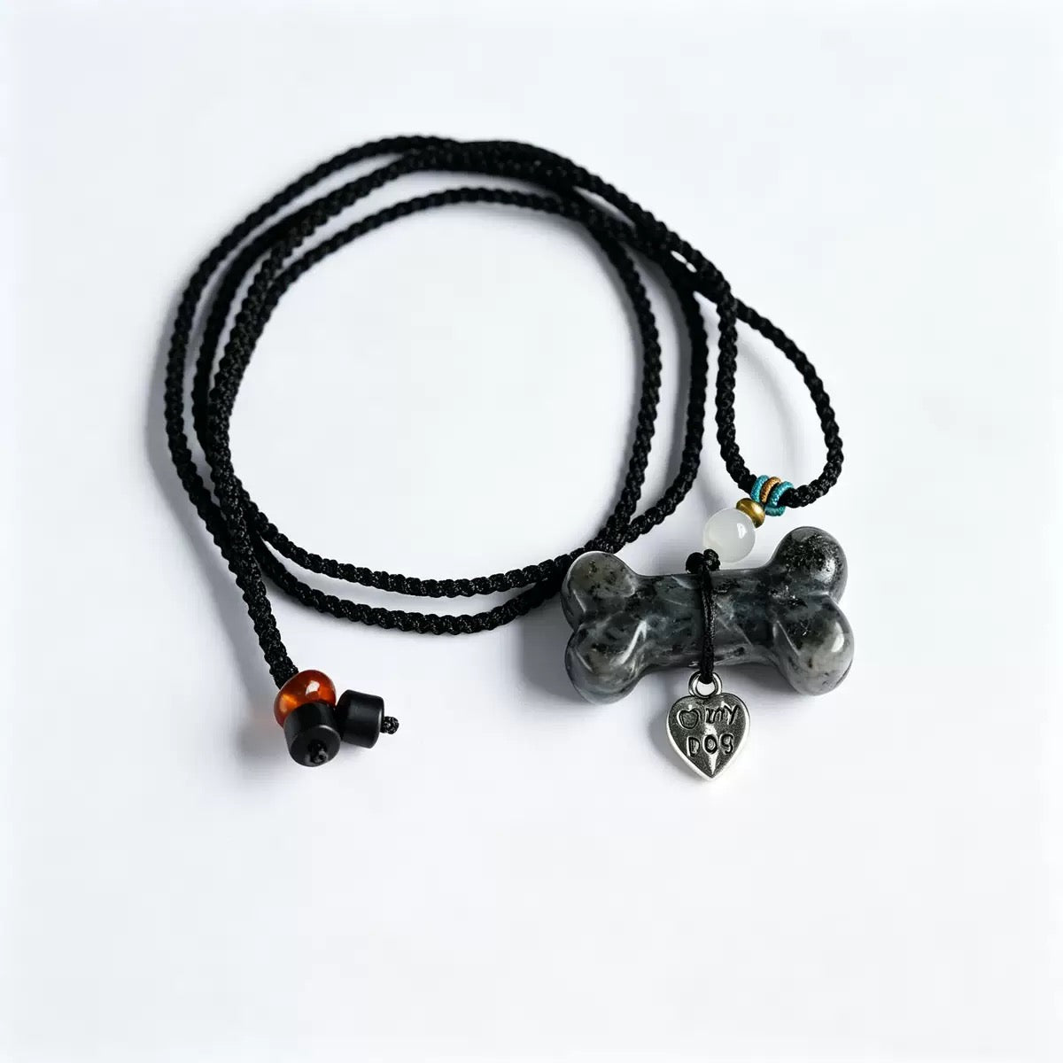 Natural Crystal Pet Memorial Necklace