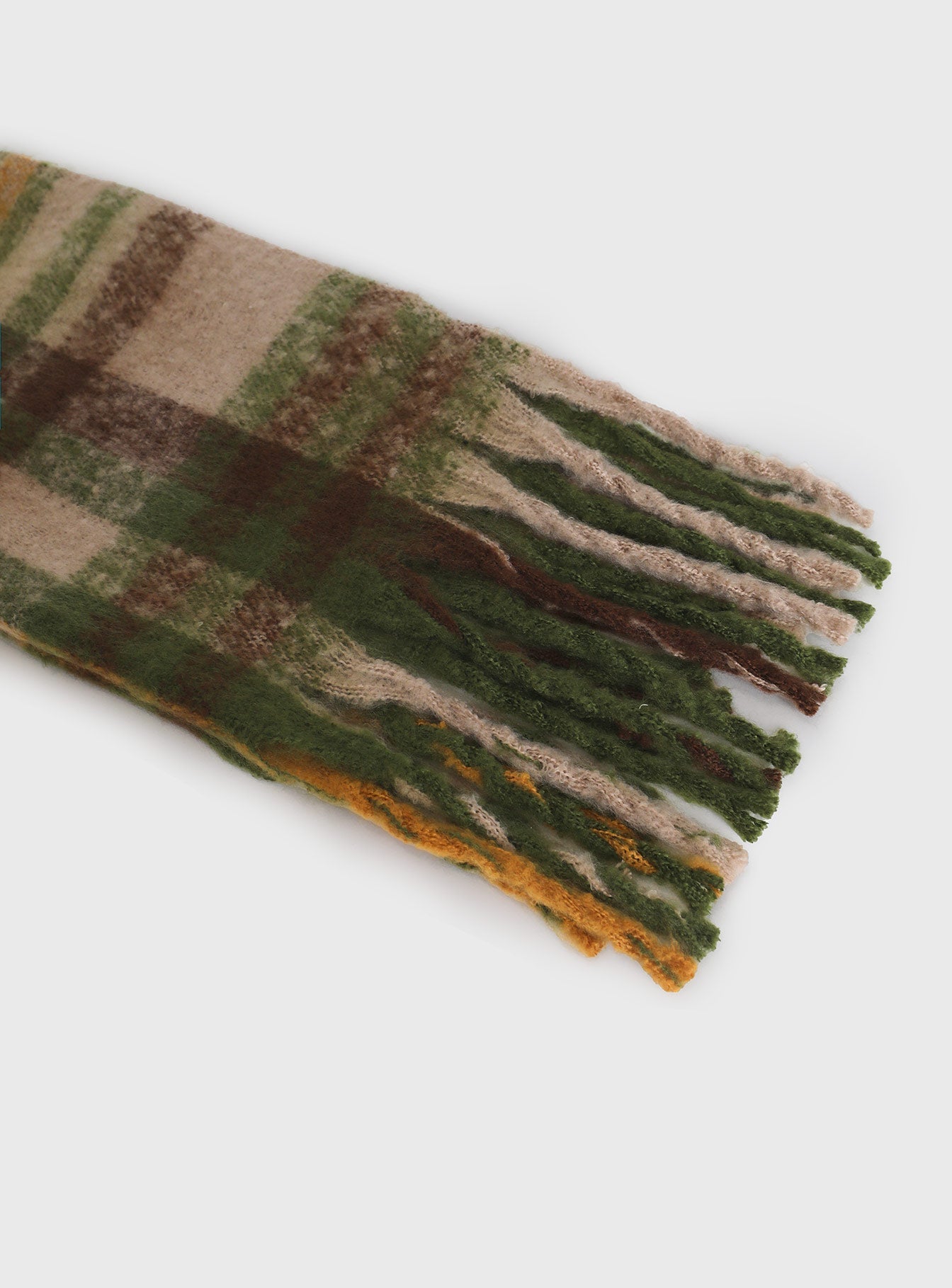 Eunoia Scarf Green / Brown women's accessory by Ellevoria