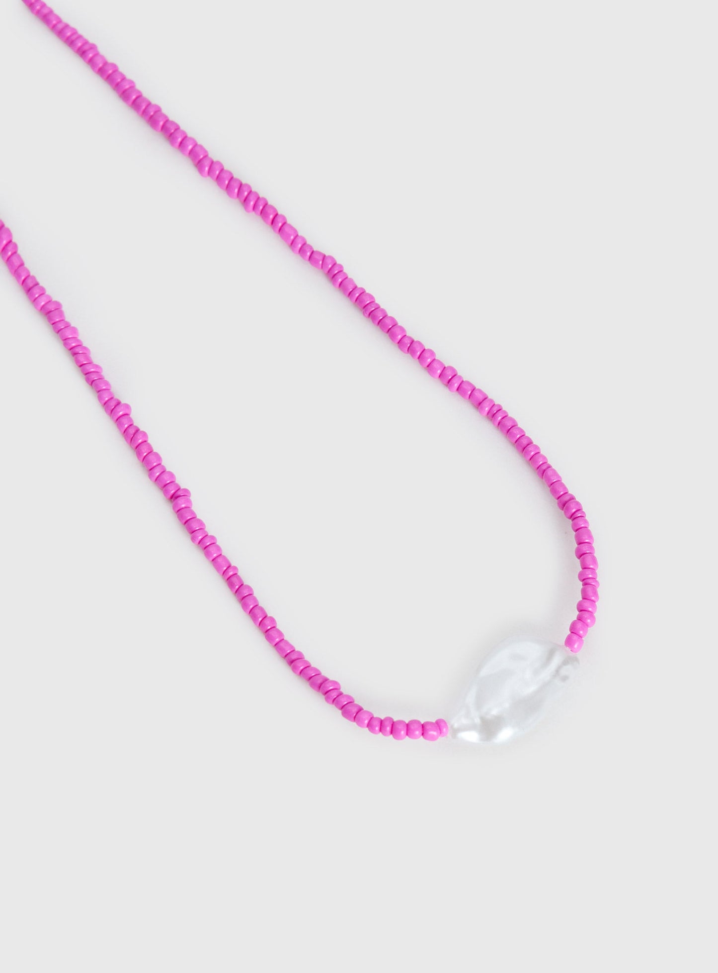 Aruba Pearl Pendant Necklace Pink women's necklace by Ellevoria