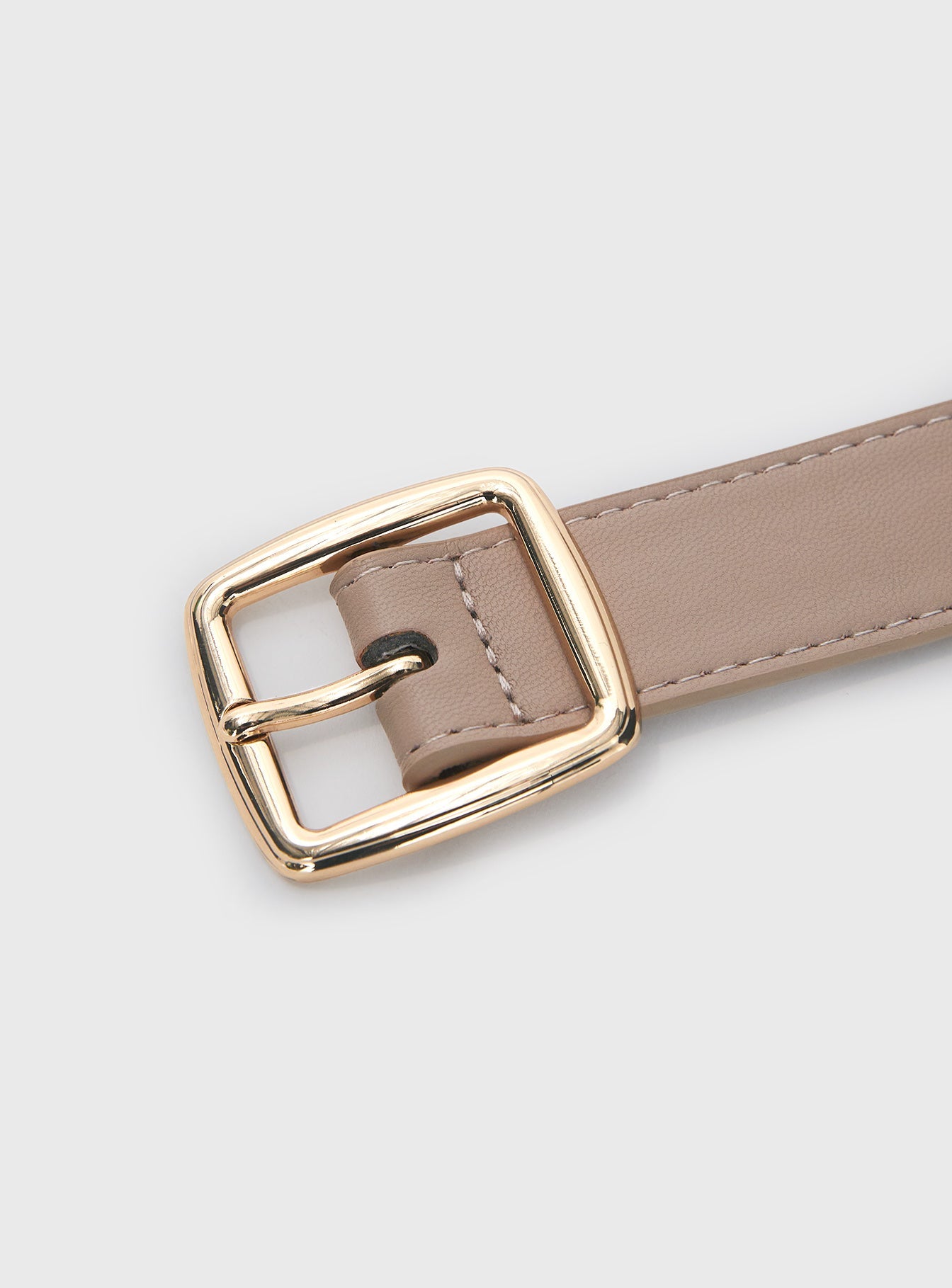 Chapman Belt Beige / Gold women's belt by Ellevoria