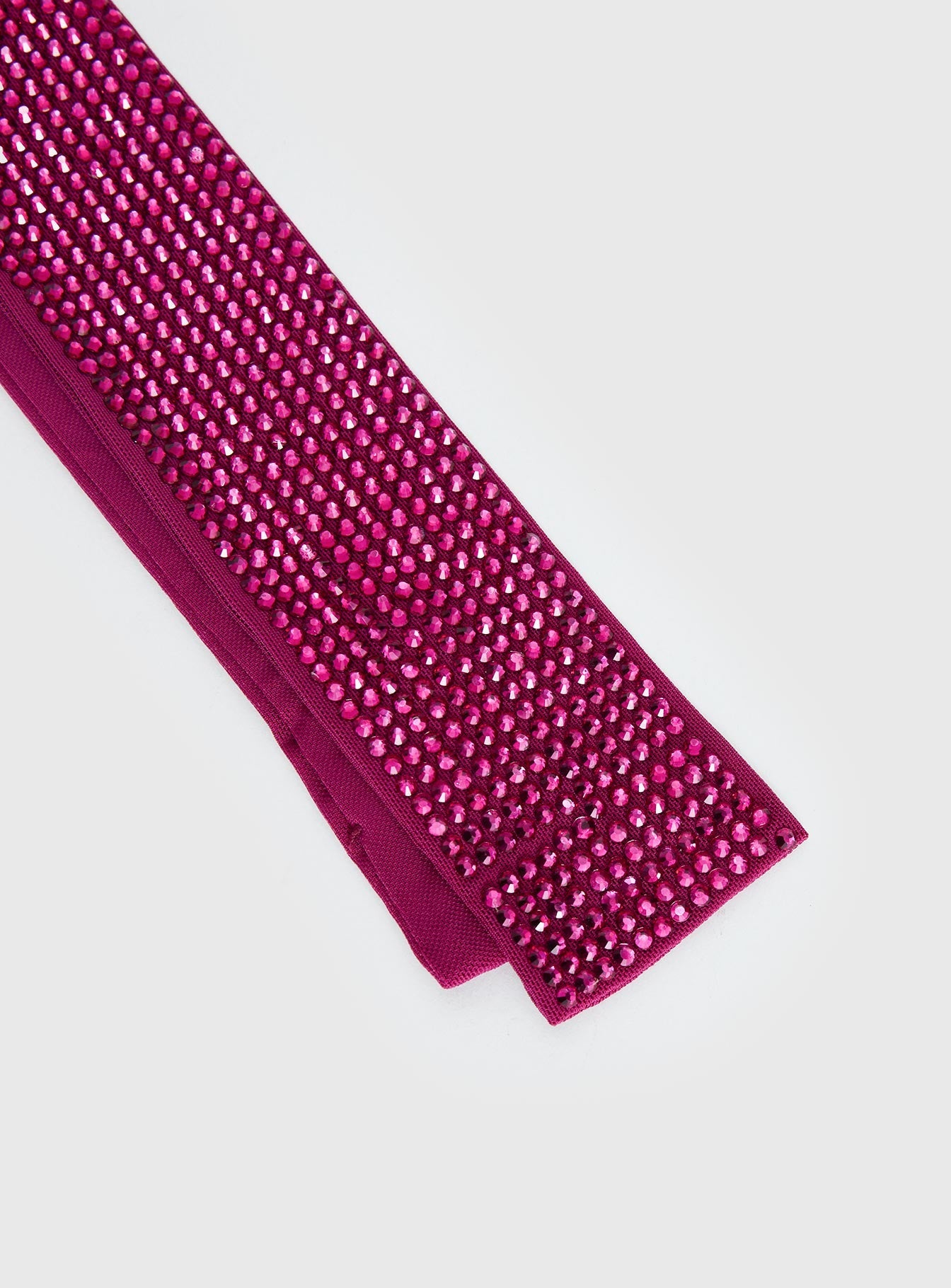 Sugarberry Skinny Scarf Pink Metallic women's accessory by Ellevoria