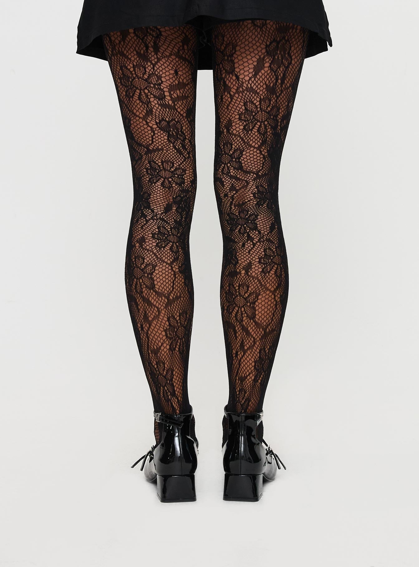 Fior Lace Stockings Black women's tights by Ellevoria