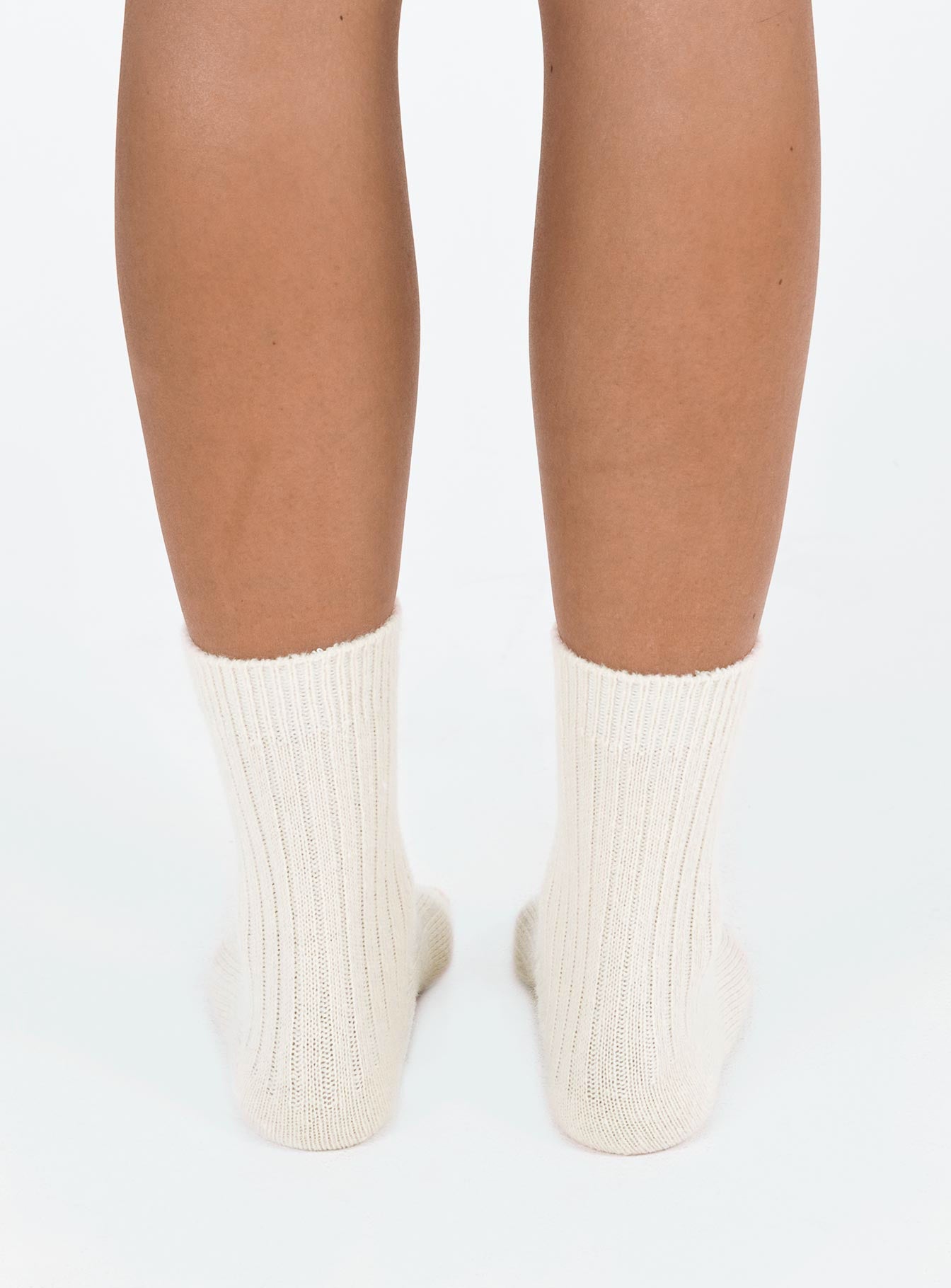 Janice Socks Beige women's socks by Ellevoria
