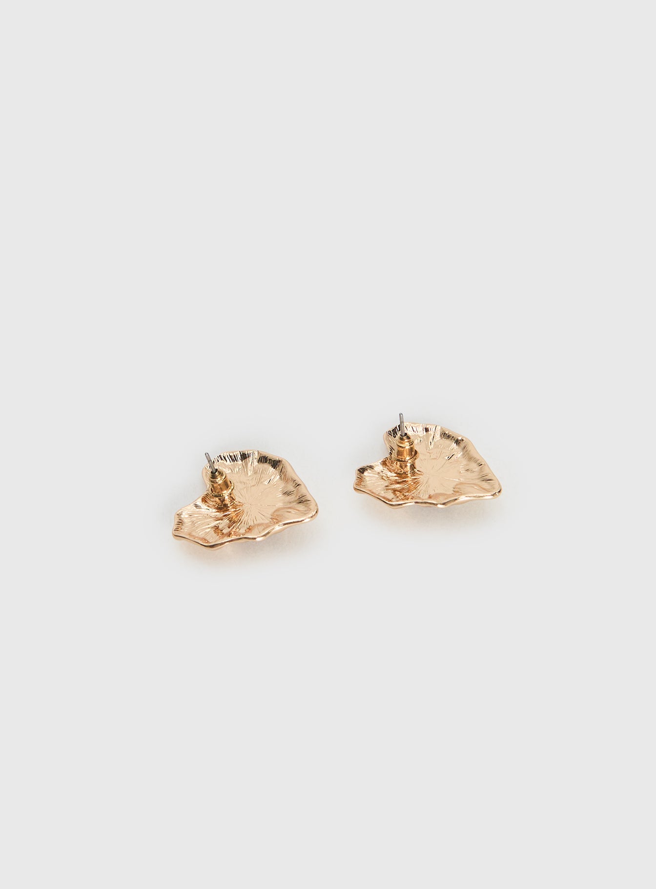 Living Easy Heart Earrings Gold women's earrings by Ellevoria