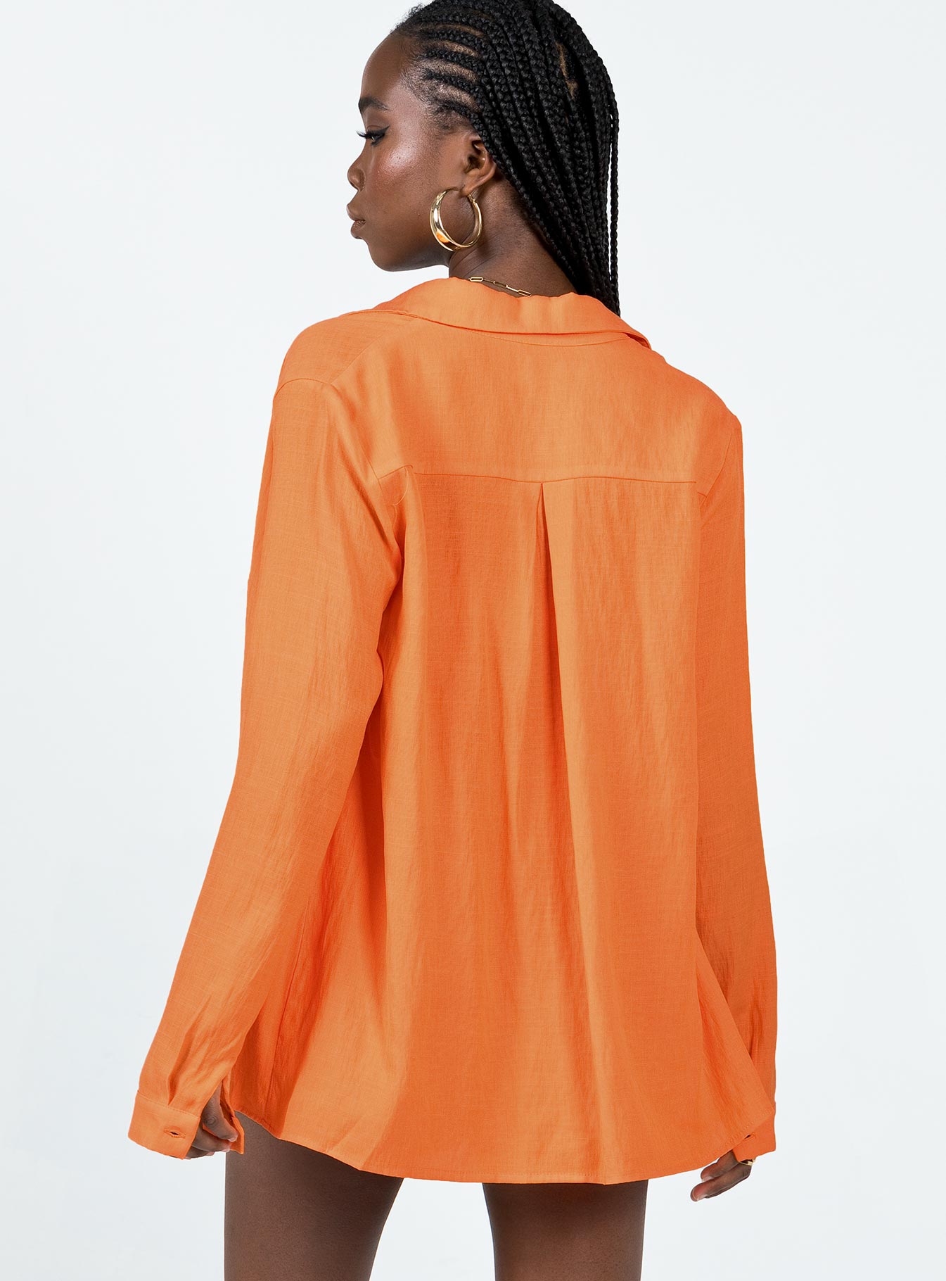 Chloe Set Orange - women's shirt by Ellevoria - view 5