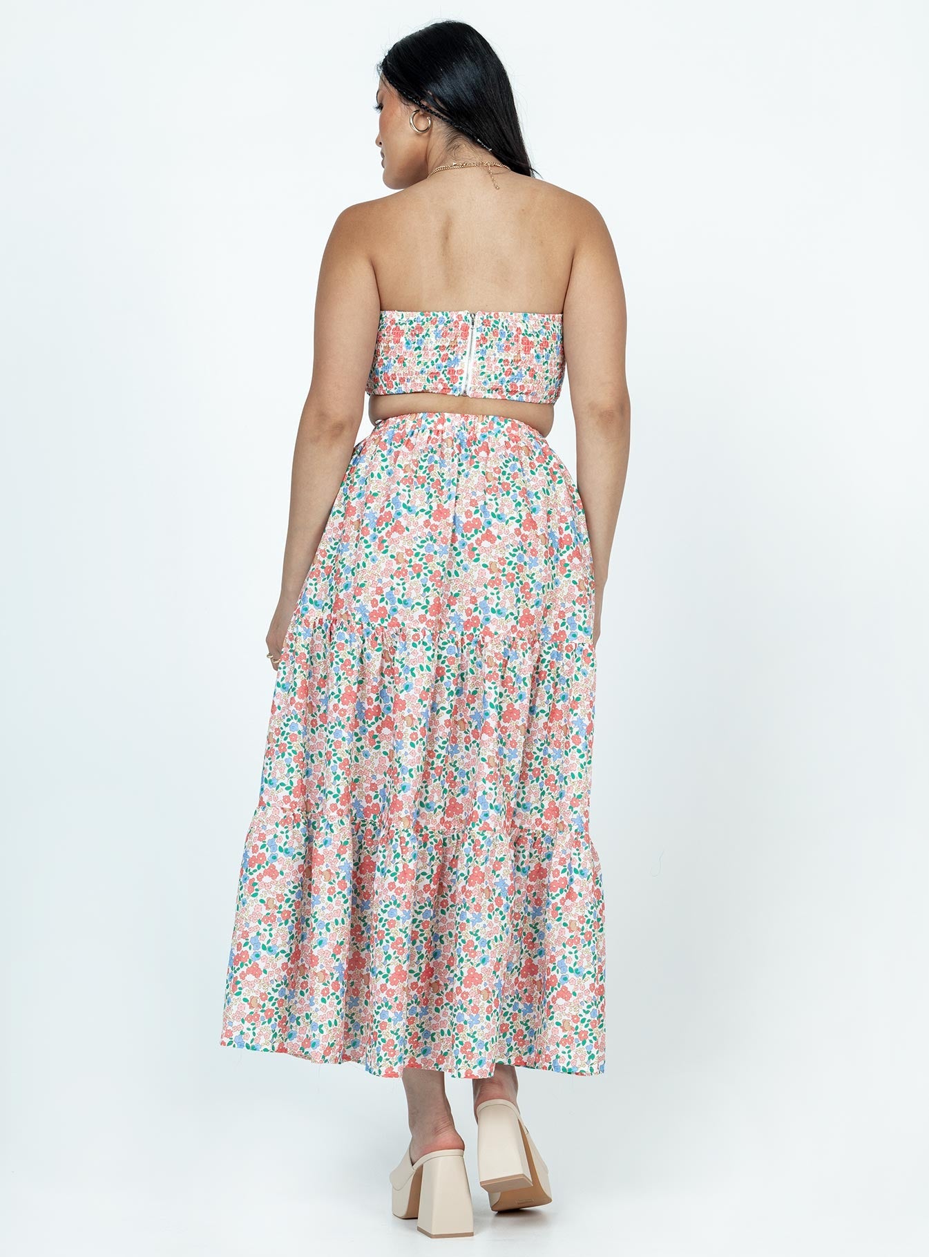 Allie Set Floral women's skirt set by Ellevoria