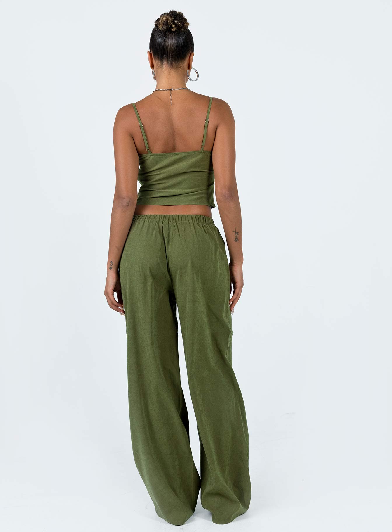 Paigey Set Khaki women's pant set by Ellevoria