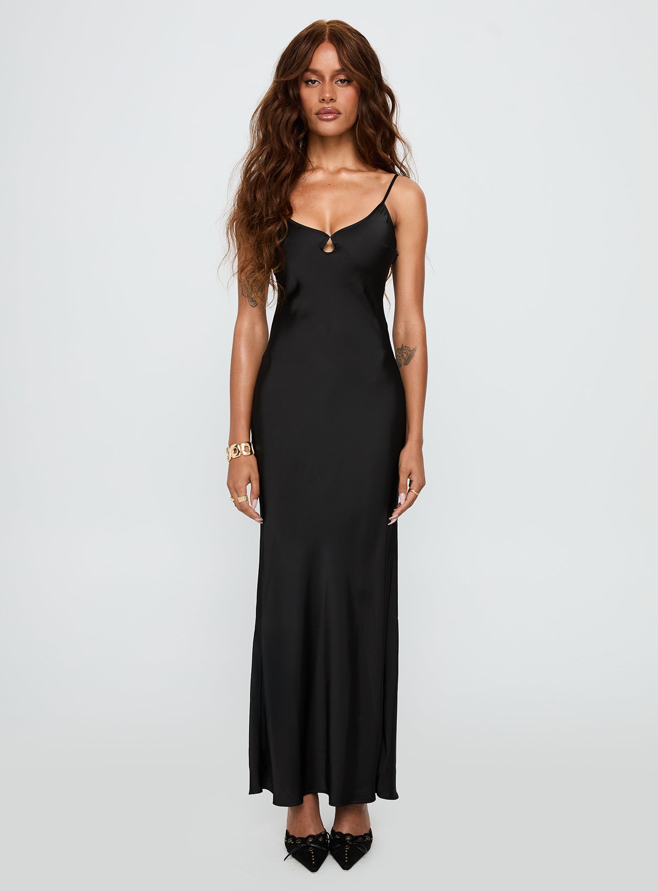 Mind Reader Maxi Dress Black - women's maxi dress by Ellevoria - view 6