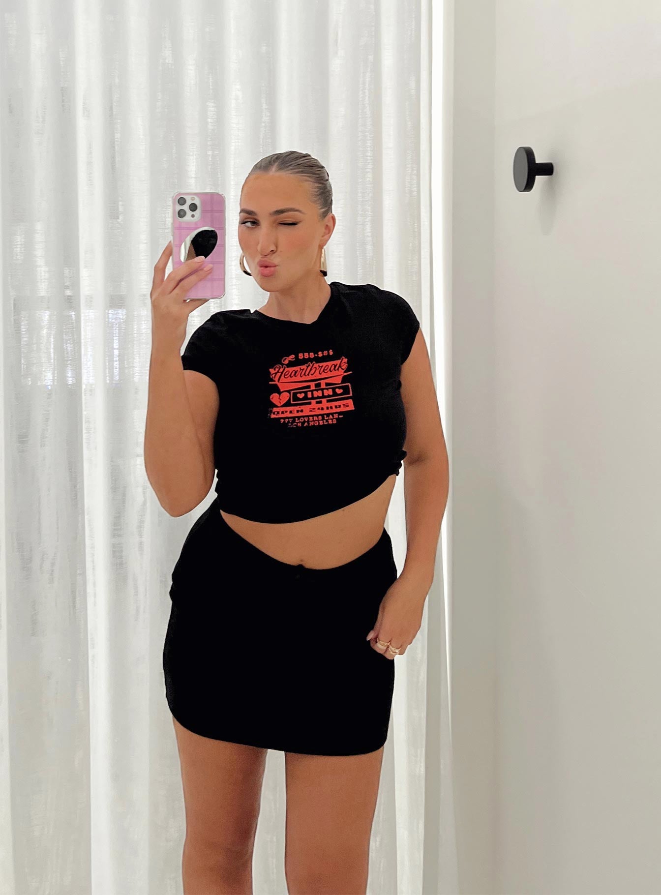 Heartbreak Tee Black - women's top by Ellevoria - view 9