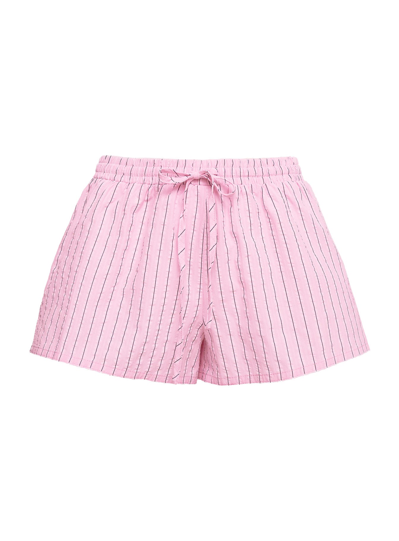 Abigayle Shorts Pink Stripe women's two piece set by Ellevoria