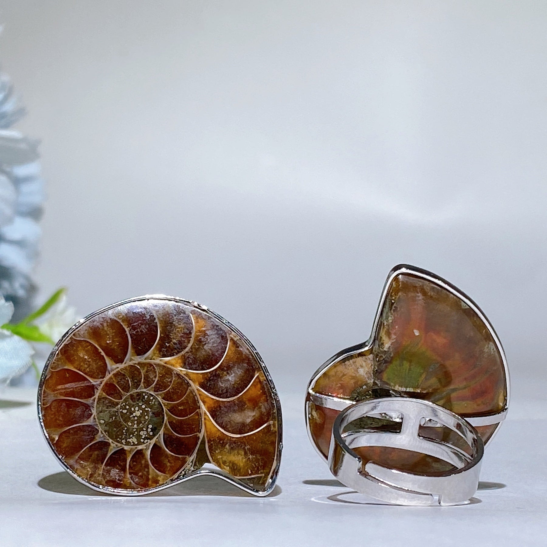 Adjustable Ammonite Ring