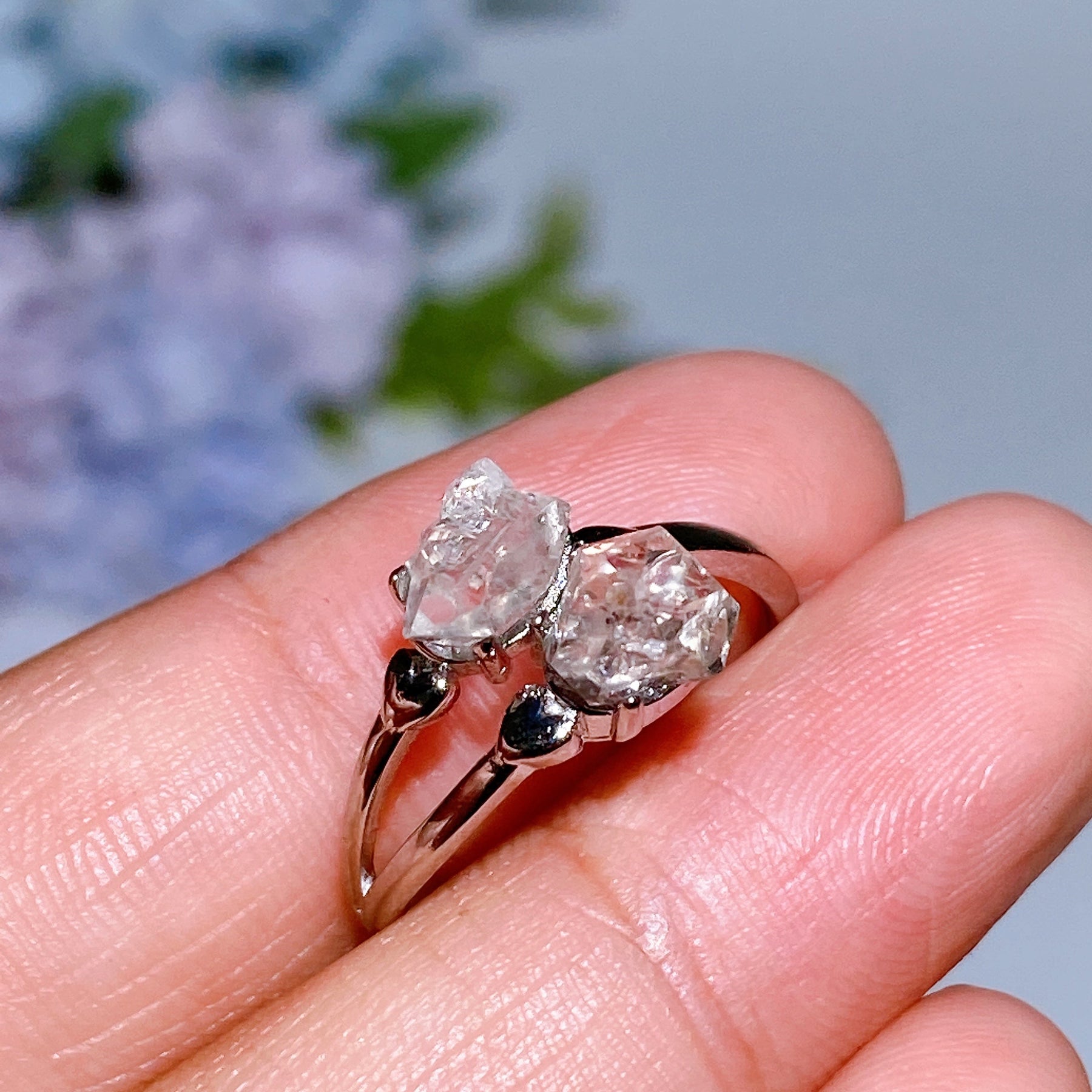 Herkimer Diamond Ring