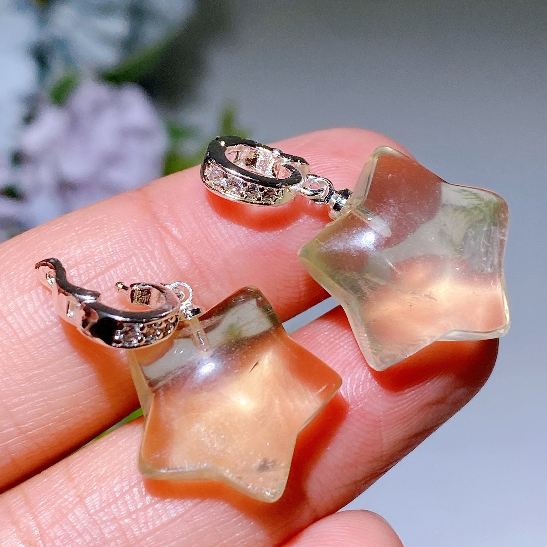 16mm Citrine Star Pendant
