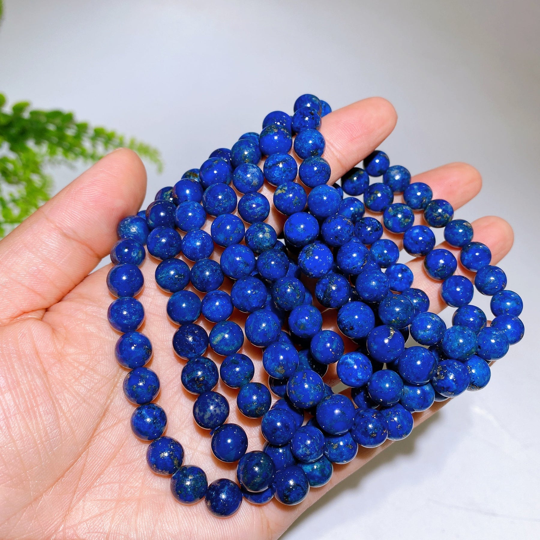 8mm Natural Lapis Lazuli Bracelet
