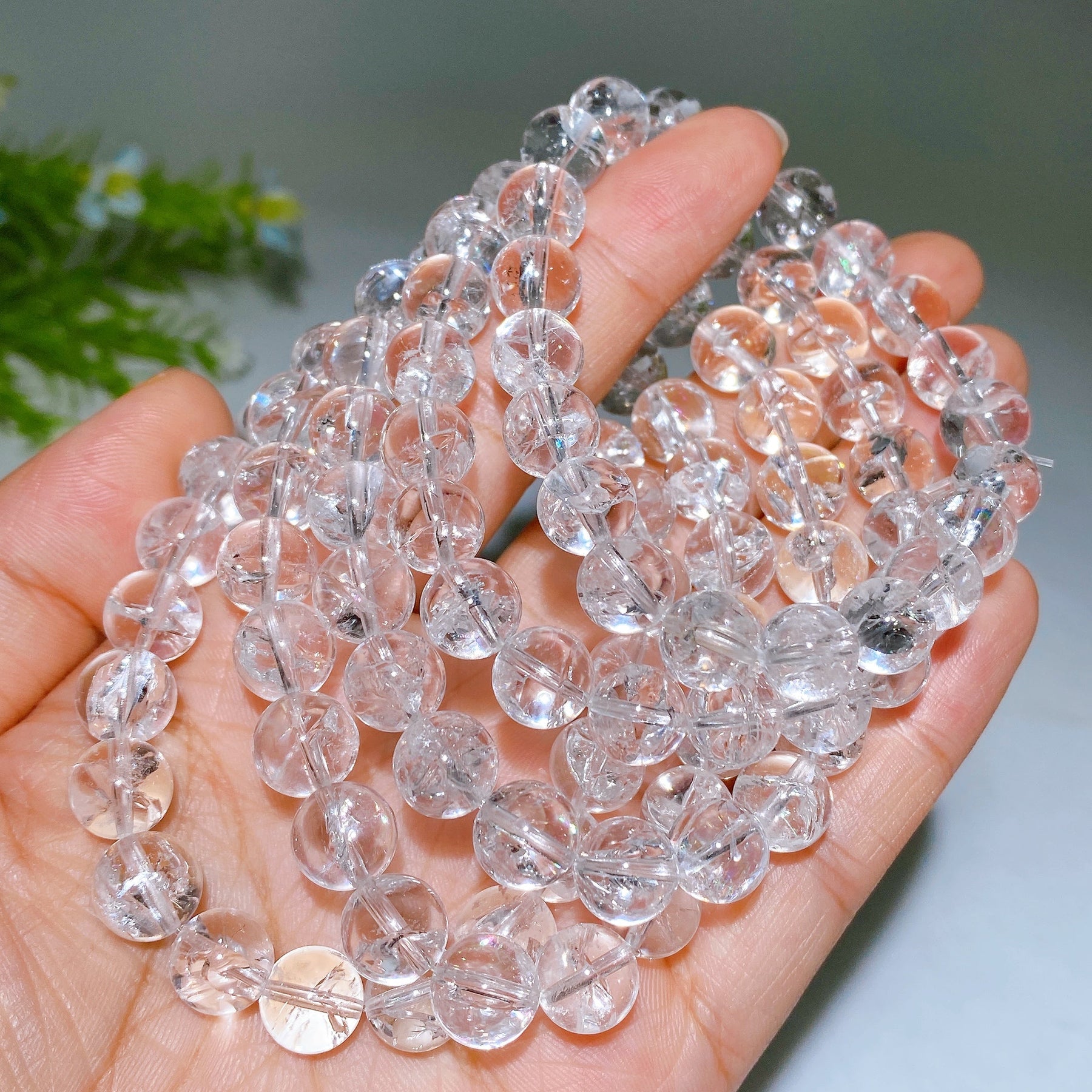 8mm 9.5mm Clear Azetulite Bracelet