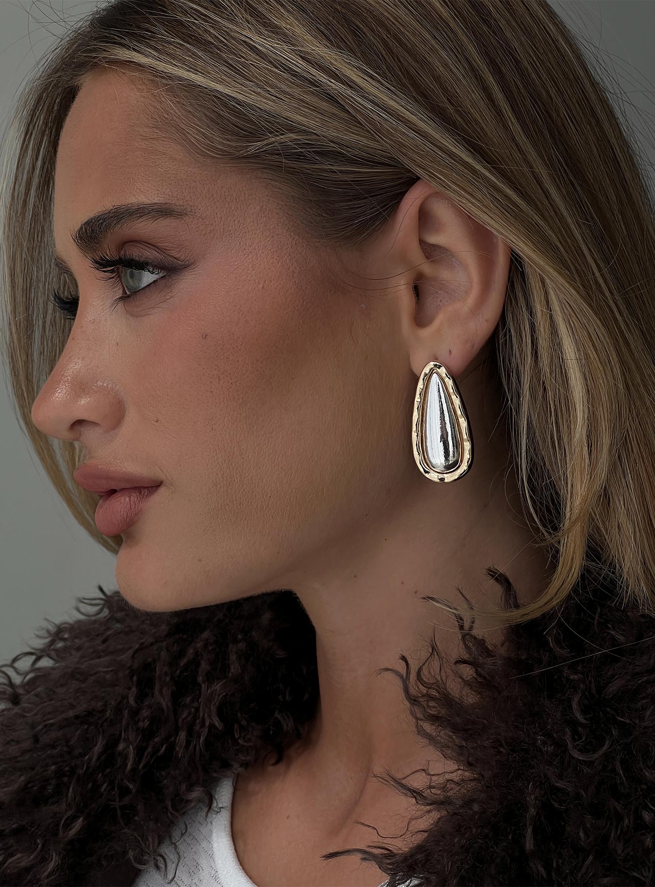 Natilee Teardrop Stud Earrings Multi women's earrings by Ellevoria