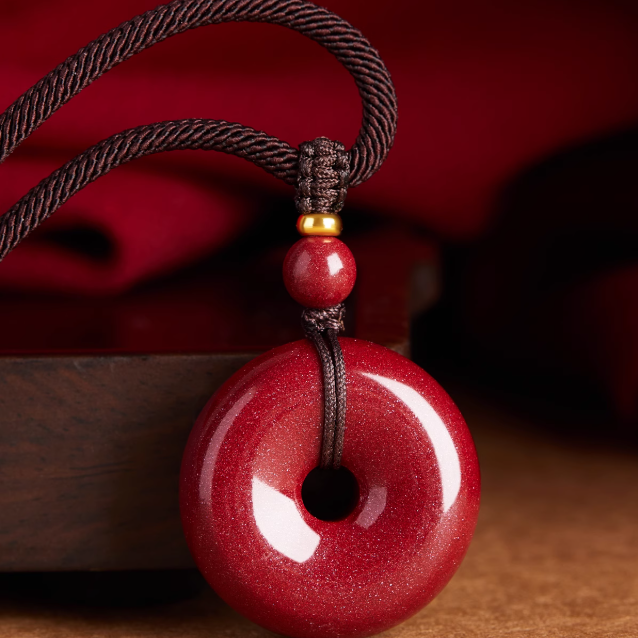Cinnabar Guardian Vortex Pendant