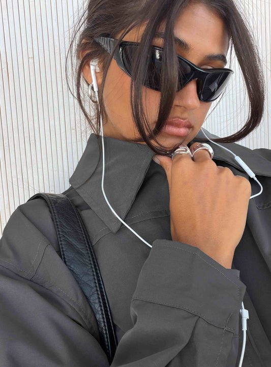 Rave On Sunglasses Black women's sunglasses by Ellevoria