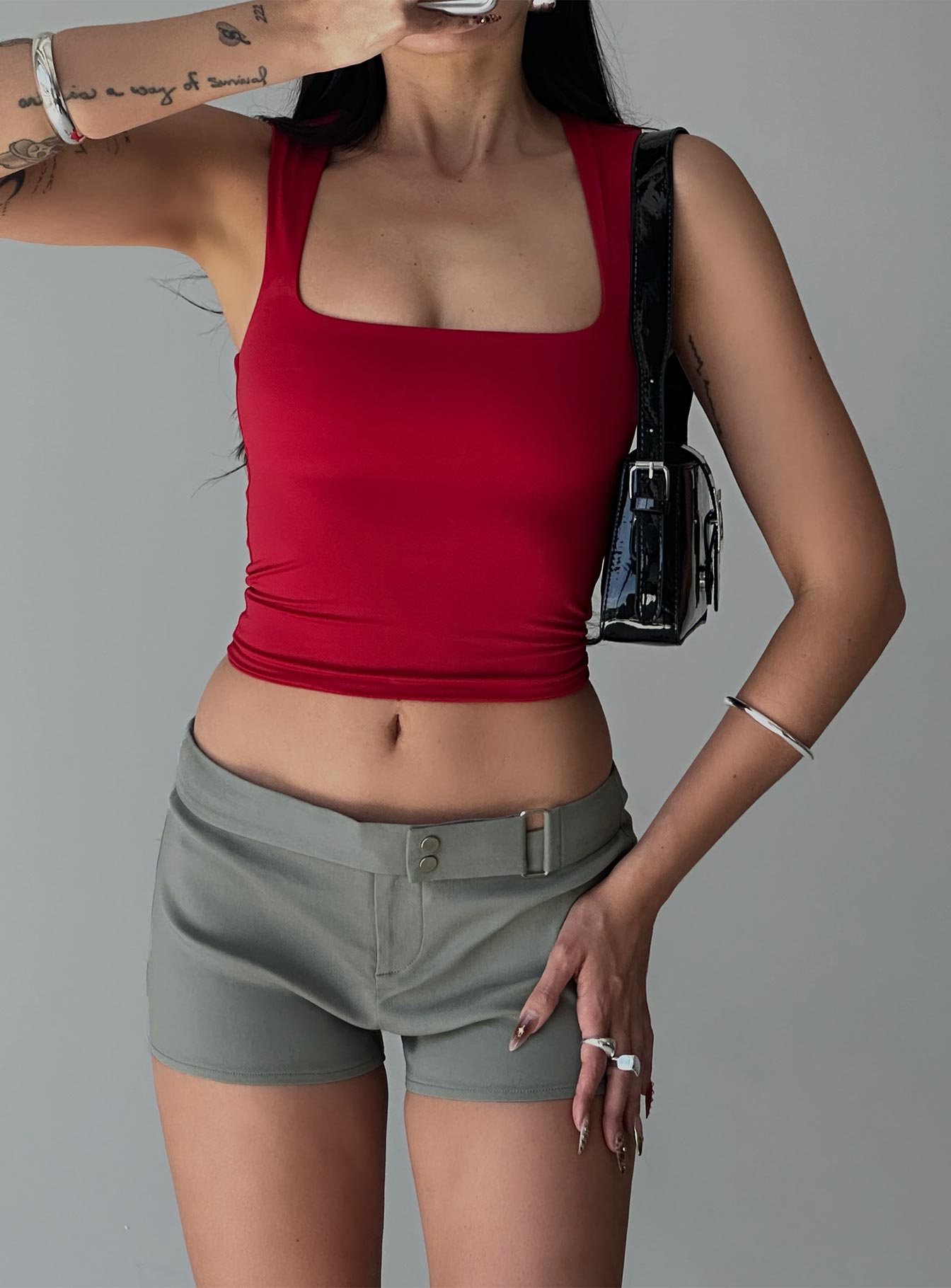 Back In Time Top Red - women's top by Ellevoria - view 2
