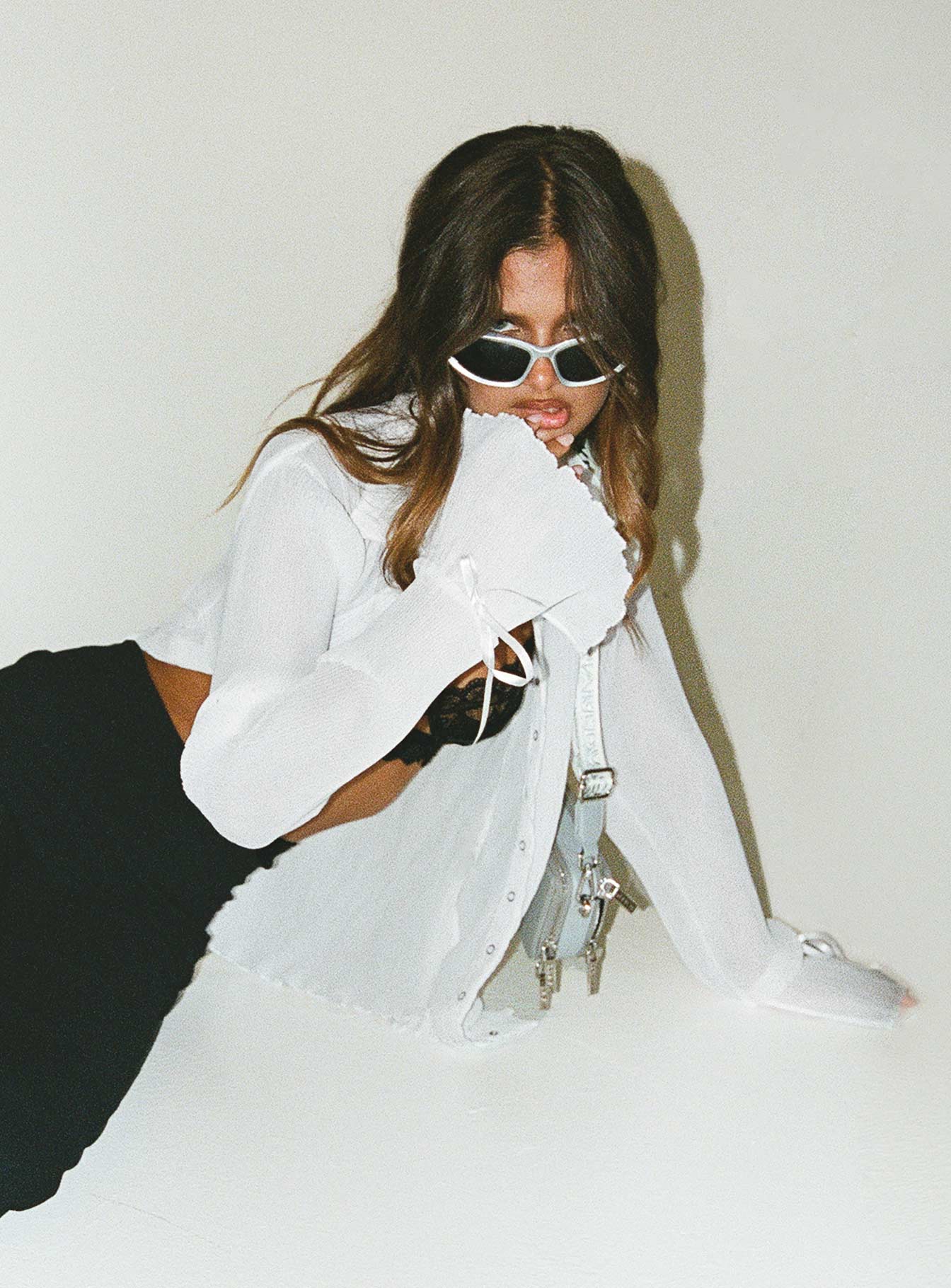 Ravil Shirt White - women's shirt by Ellevoria - view 6