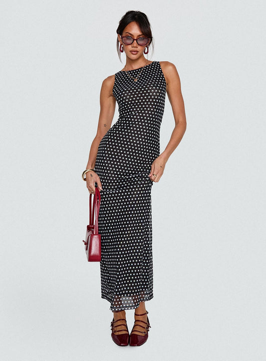 Top Of Mind Maxi Dress Black - women's maxi dress by Ellevoria