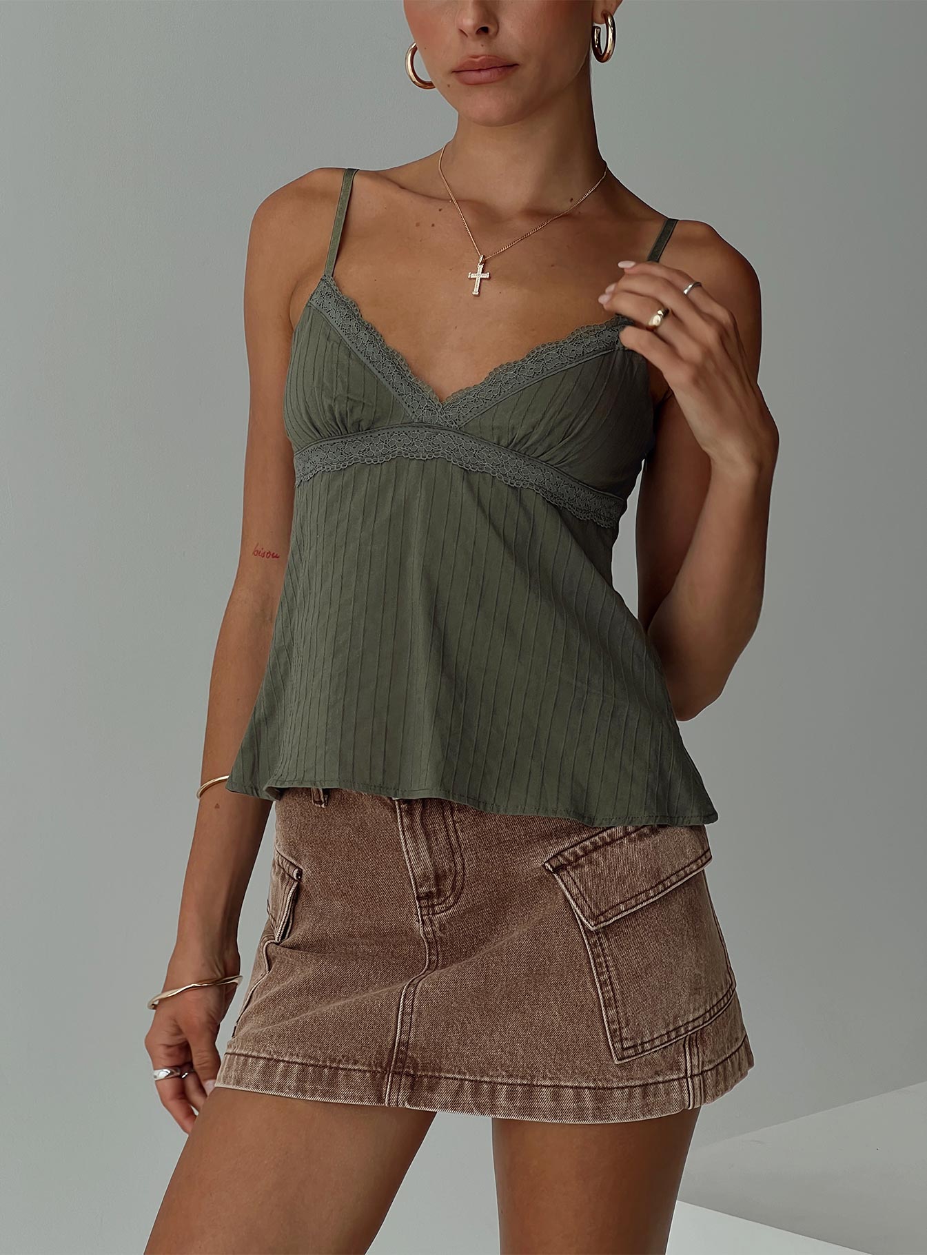 Lunya Top Green - women's top by Ellevoria