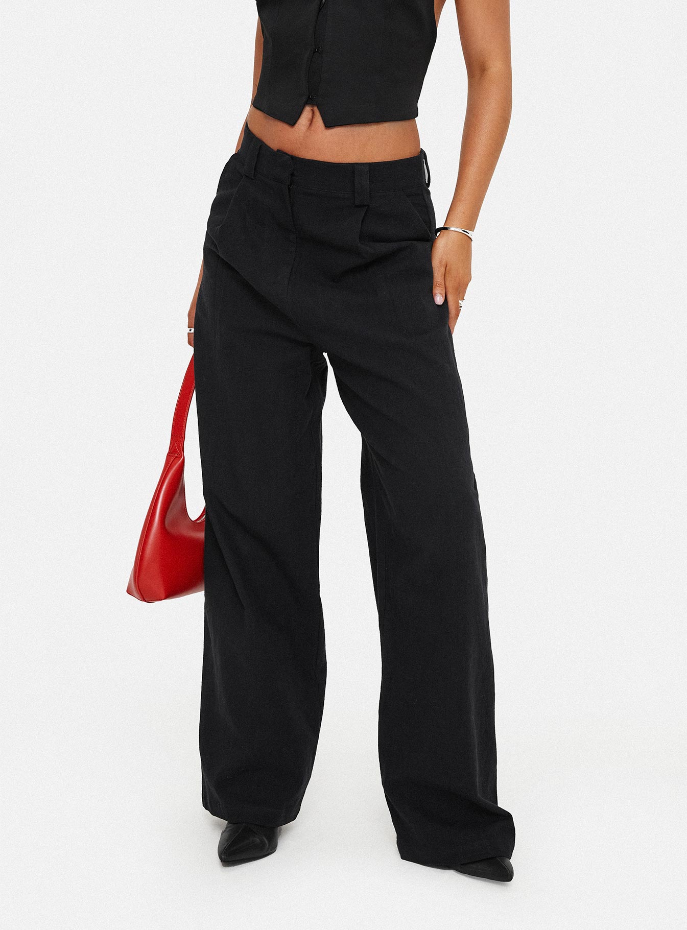 Je Suis Pants Black women's pant set by Ellevoria