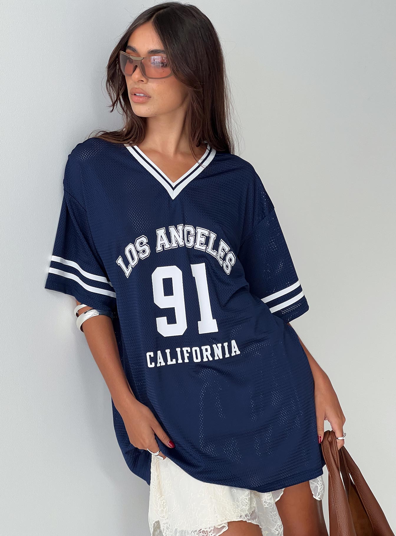 Michail Jersey Dress Navy - women's dress by Ellevoria