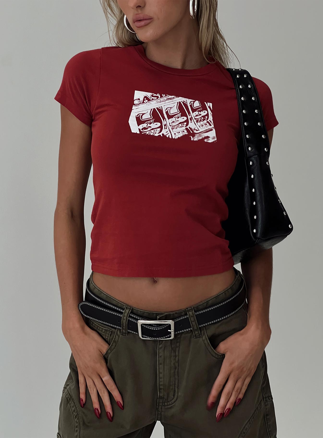 You Do You Tee Red - women's top by Ellevoria - view 9