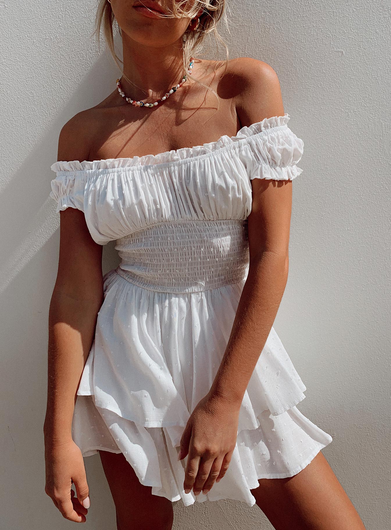 The Love Galore Romper White - women's fashion by Ellevoria - view 8