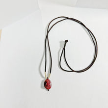 Handcrafted Cinnabar Birth Buddha Pendant Necklace