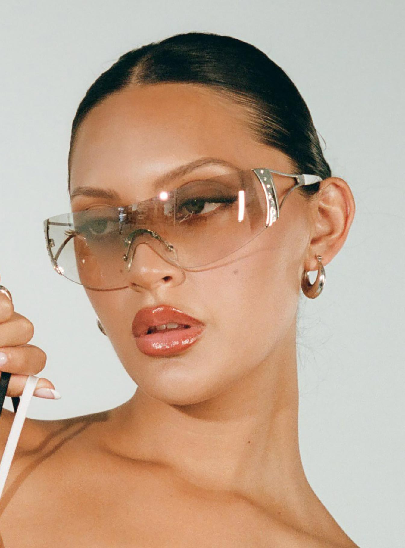 Callile Sunglasses White women's sunglasses by Ellevoria