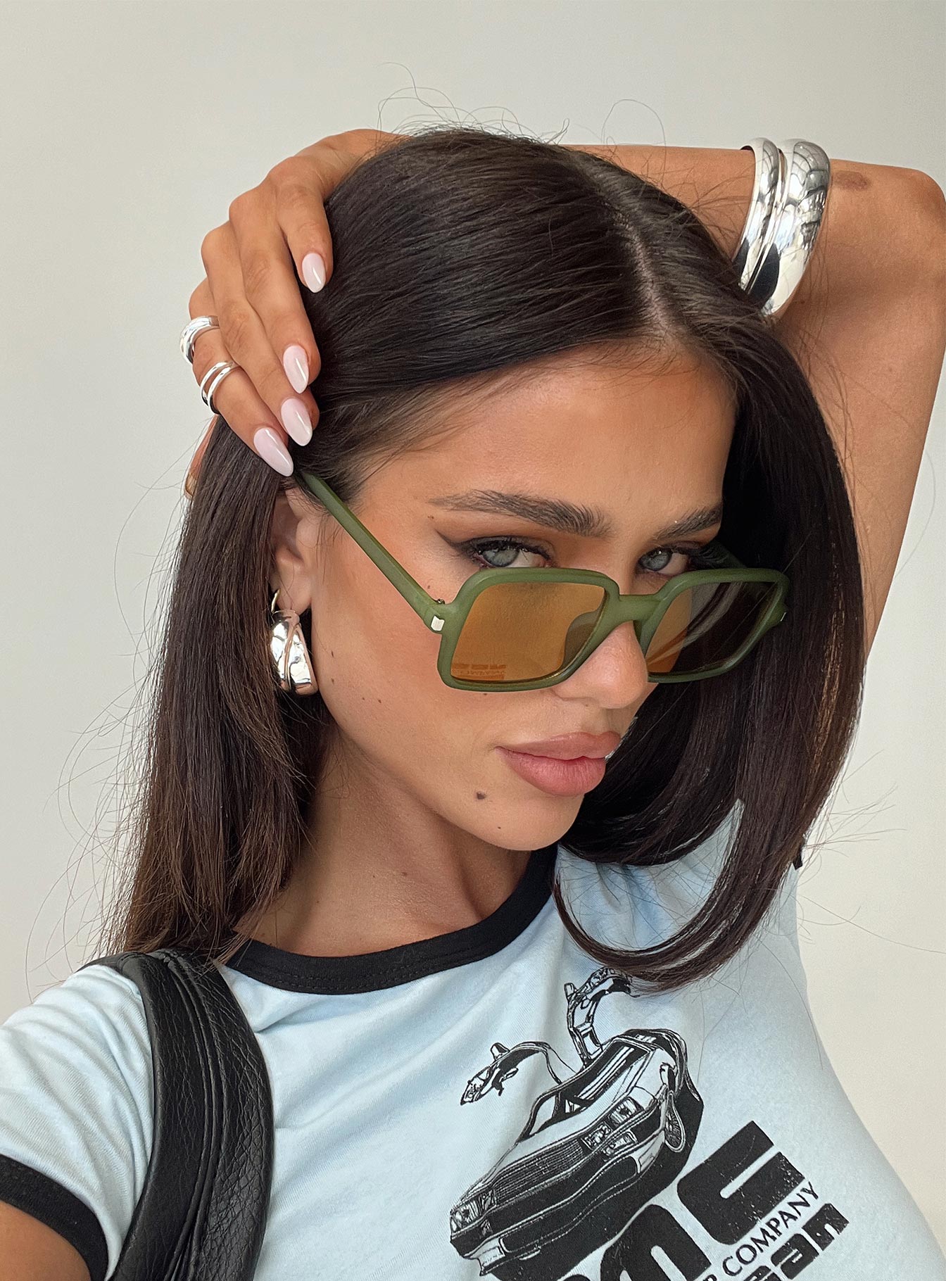 Ignatius Sunglasses Green women's sunglasses by Ellevoria