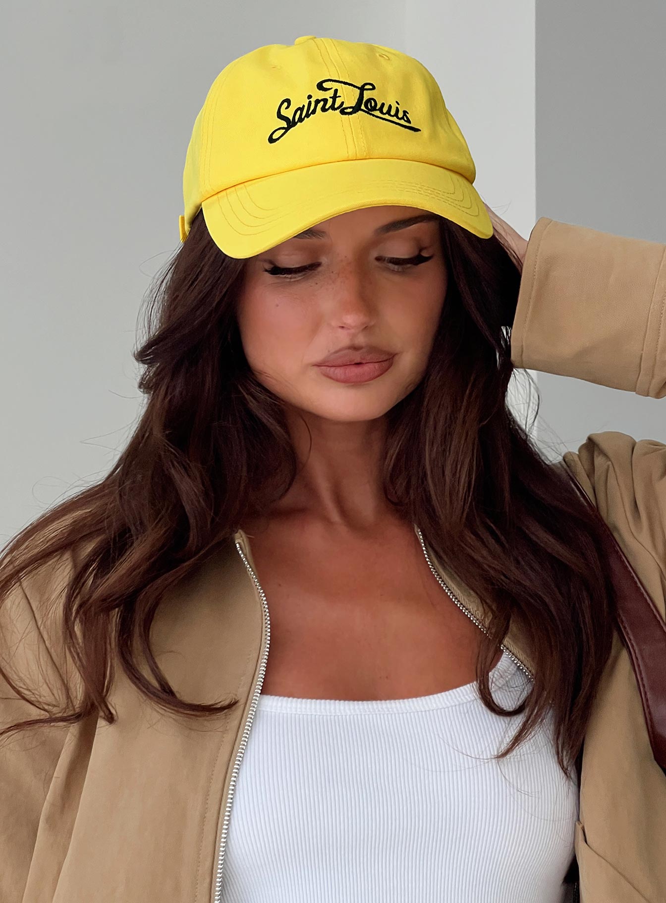Saint Louis Hat Yellow women's accessory by Ellevoria