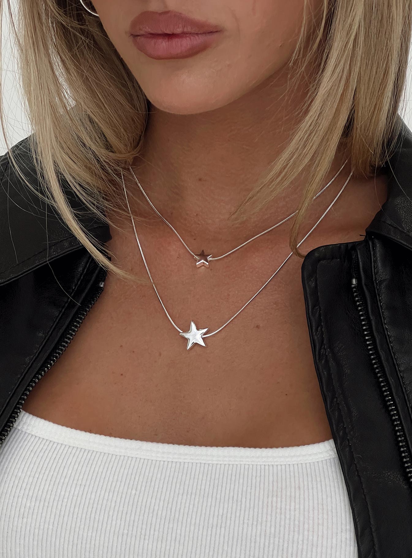 Rooney Necklace Silver women's necklace by Ellevoria