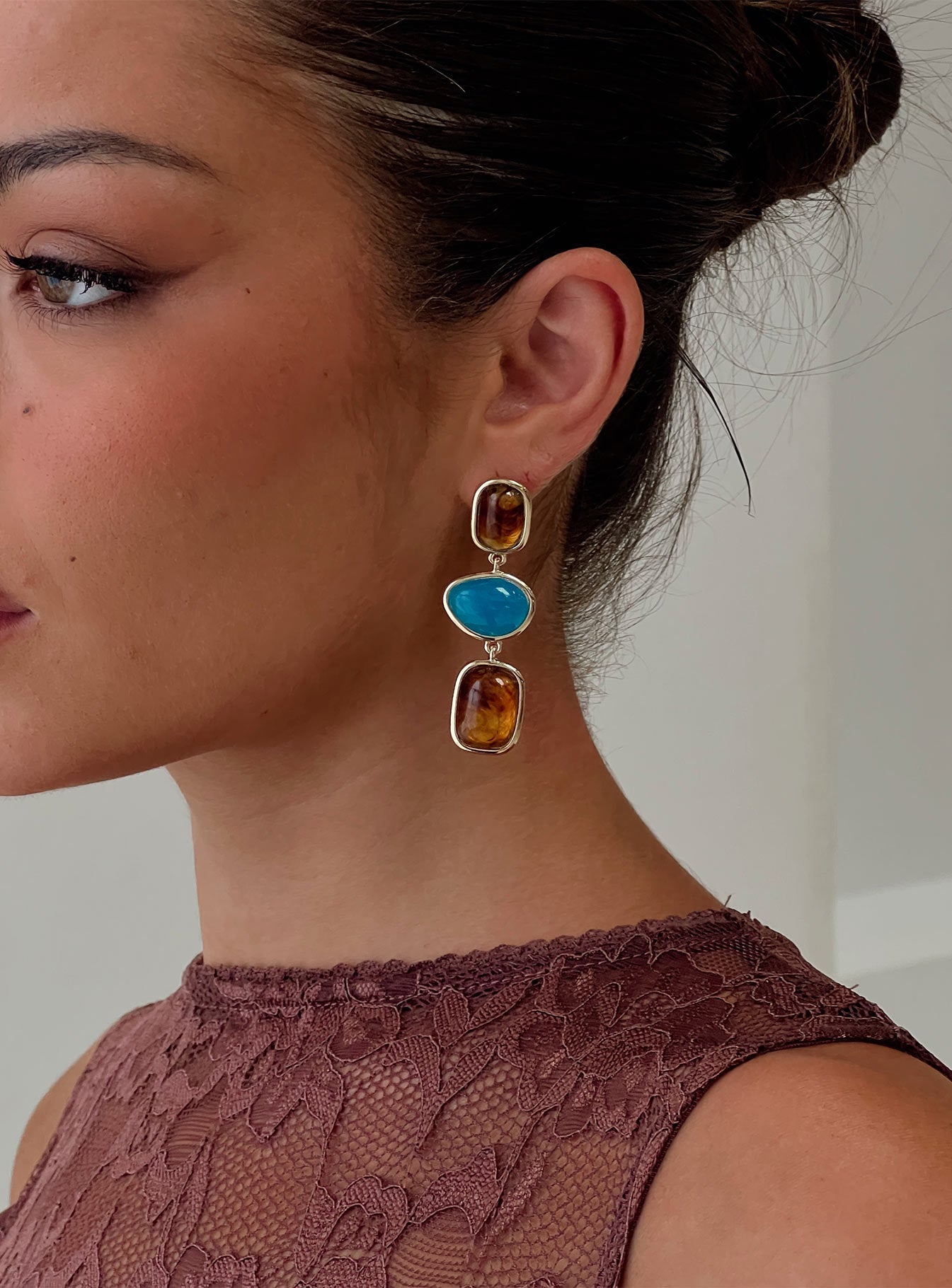 Rosabella Earrings Multi women's earrings by Ellevoria