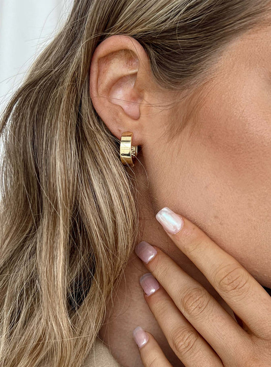 Archo Gold Plated Earrings women's earrings by Ellevoria