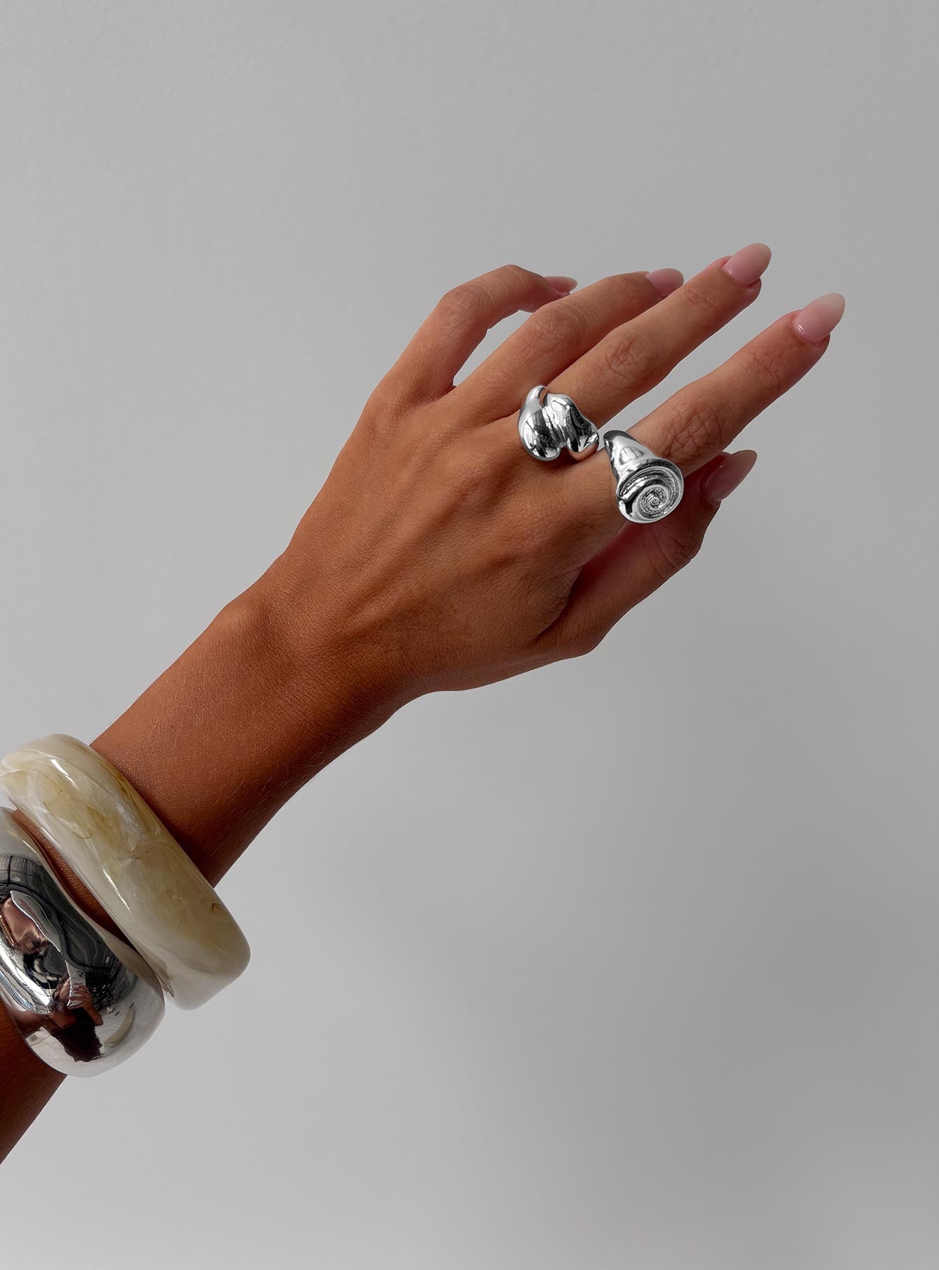 Broken Hearts Club Ring Pack Silver women's ring by Ellevoria