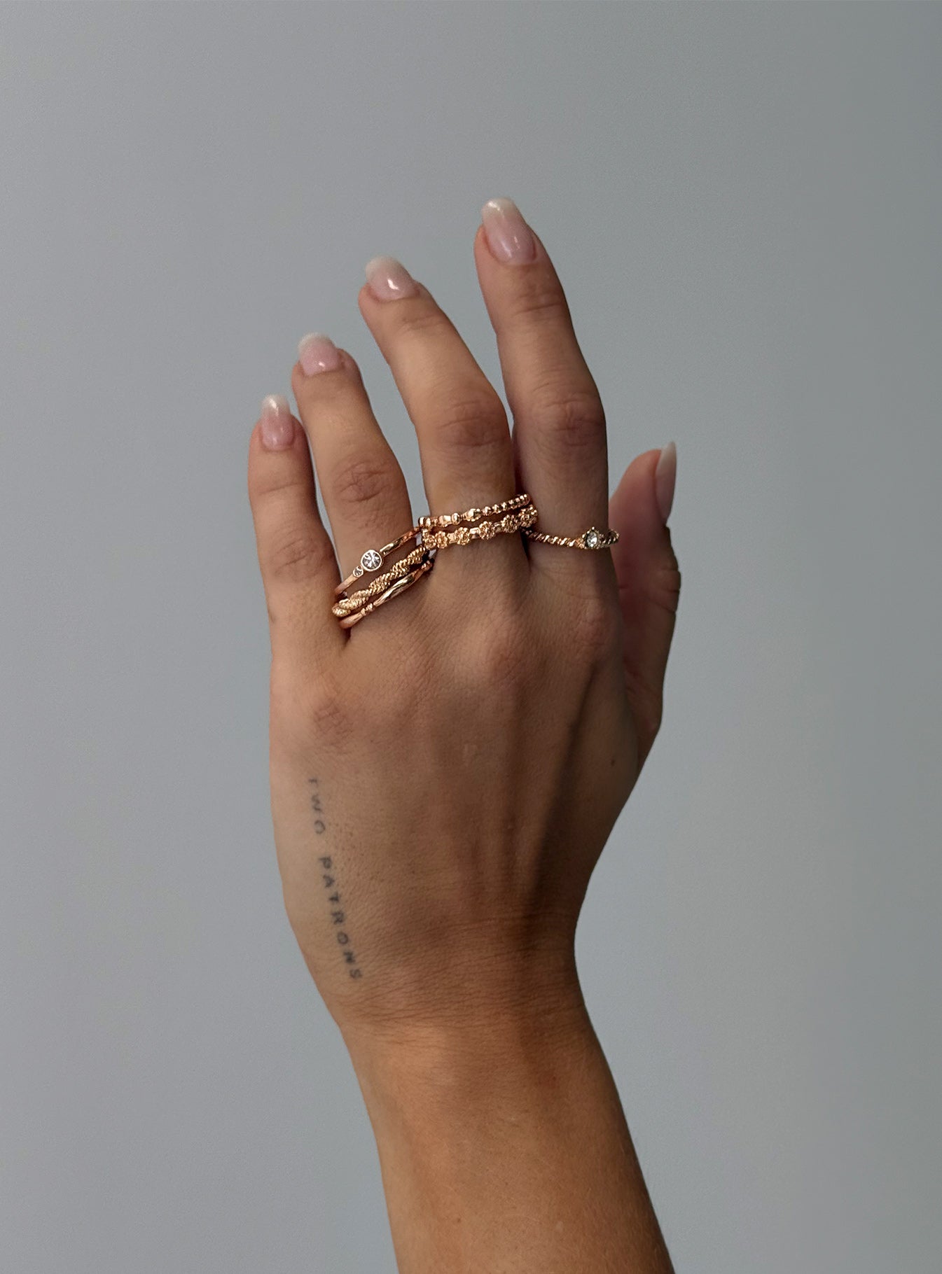 Never Alone Ring Pack Gold women's ring by Ellevoria