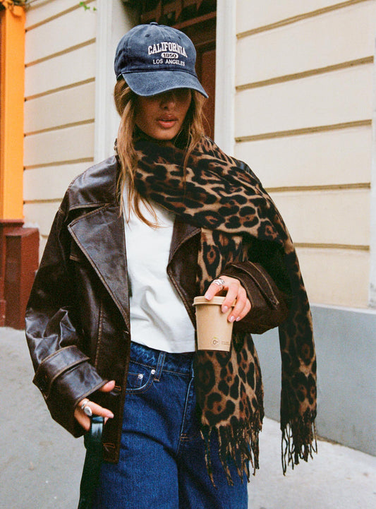 London Town Scarf Leopard women's accessory by Ellevoria