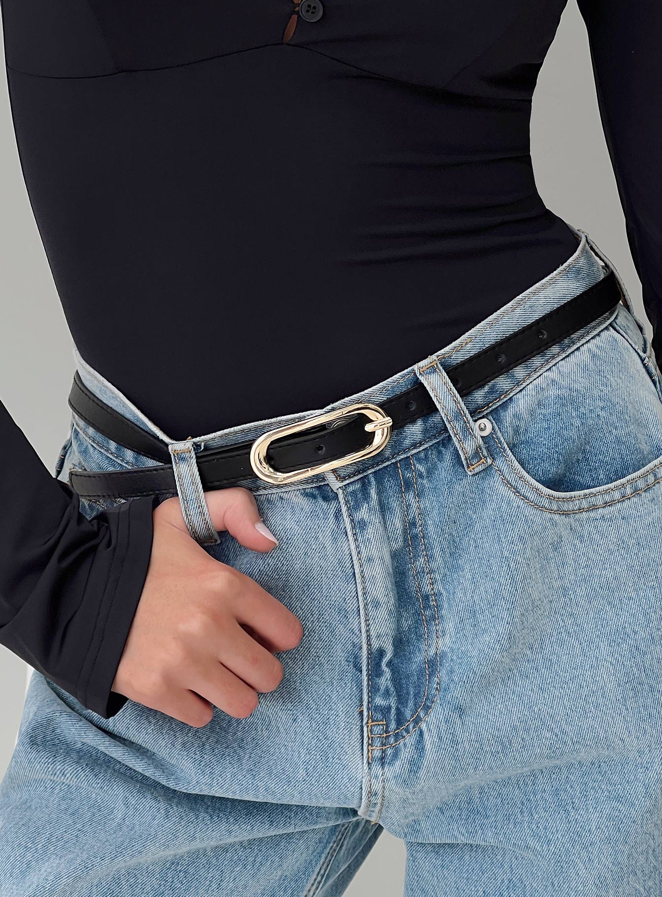Allurement Belt Black women's belt by Ellevoria