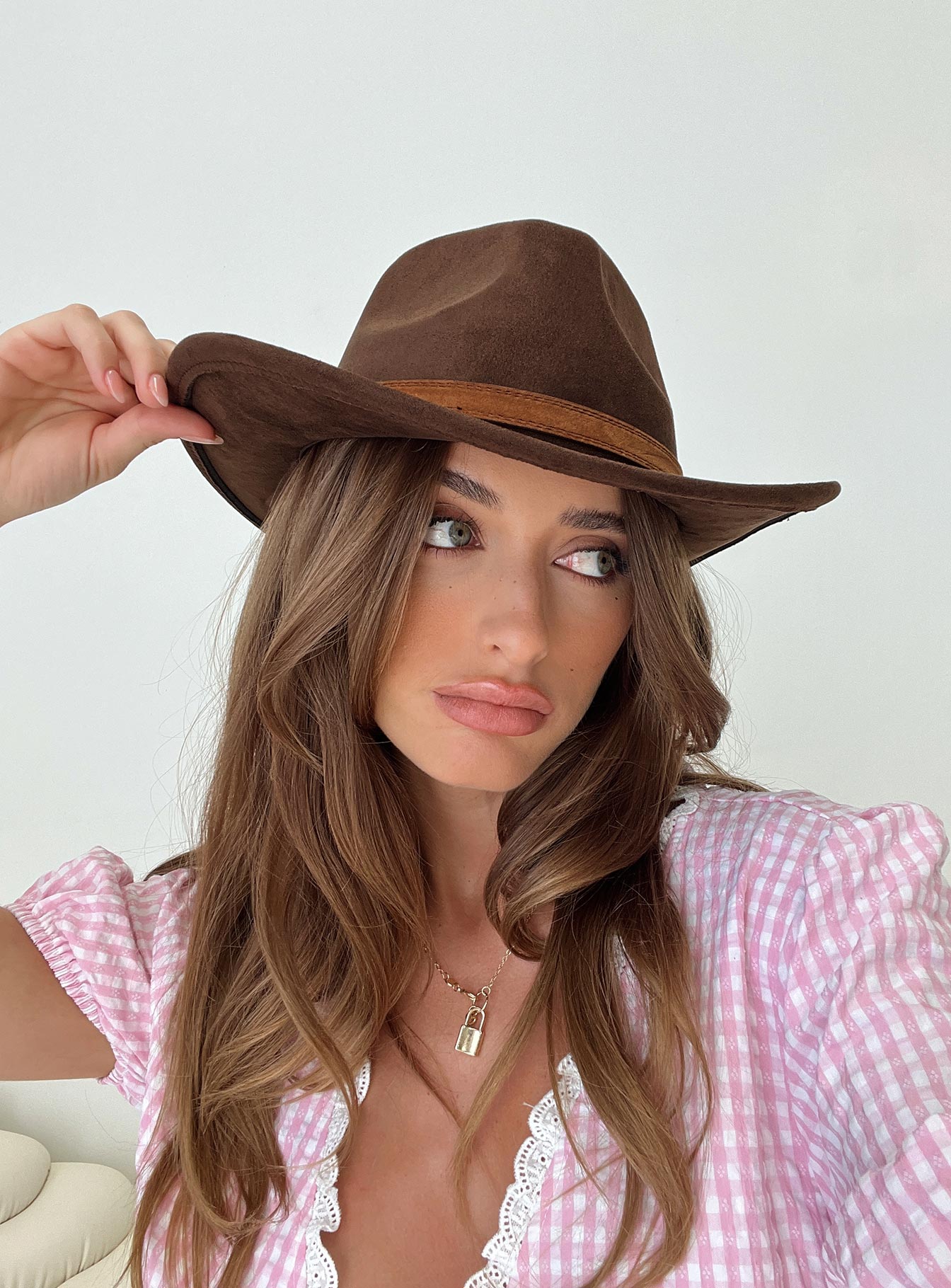 Country Girl Cowboy Hat Brown women's accessory by Ellevoria