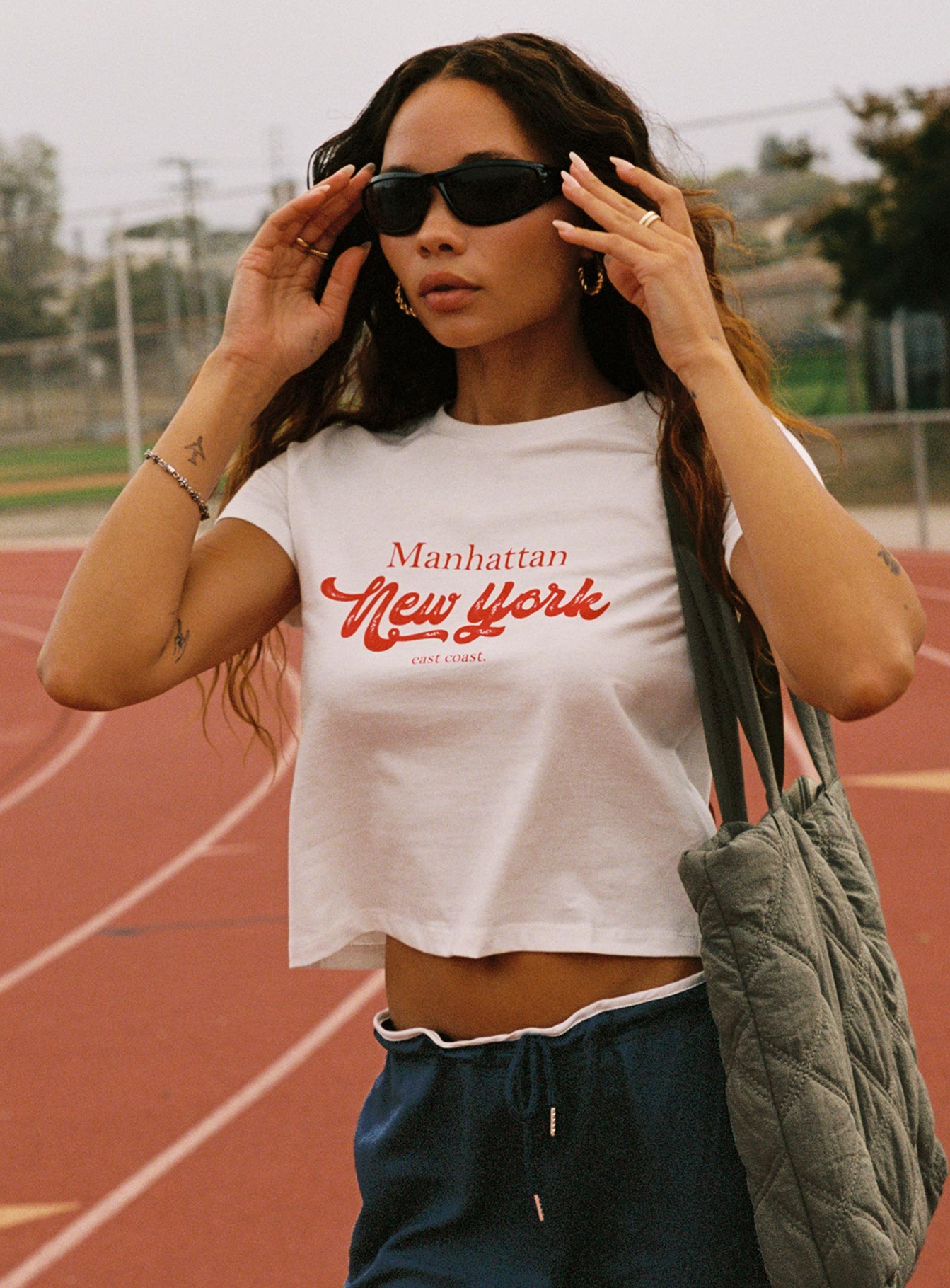 East Coast Nyc Tee White - women's top by Ellevoria - view 9