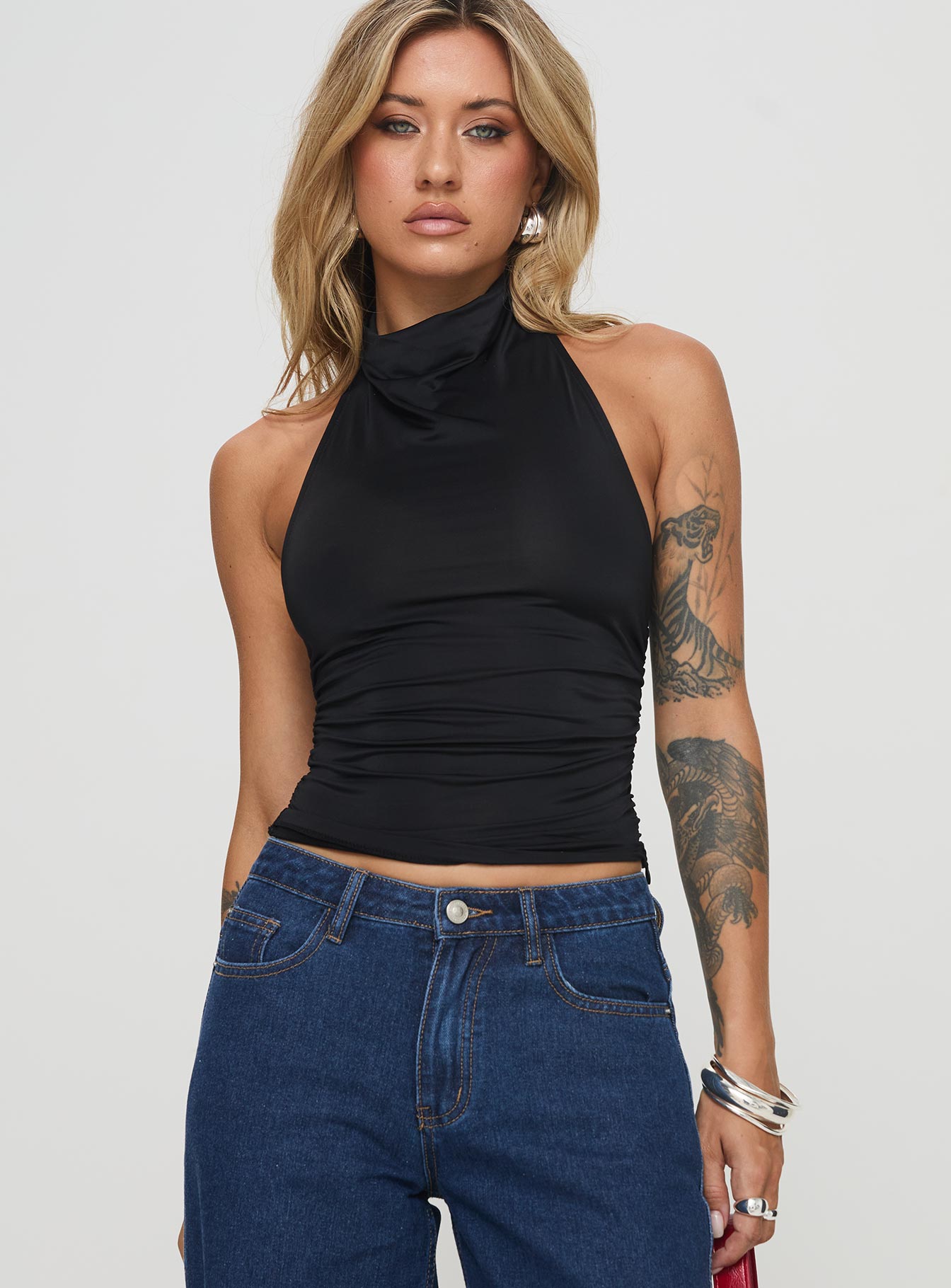 Giggle Top Black - women's top by Ellevoria - view 2