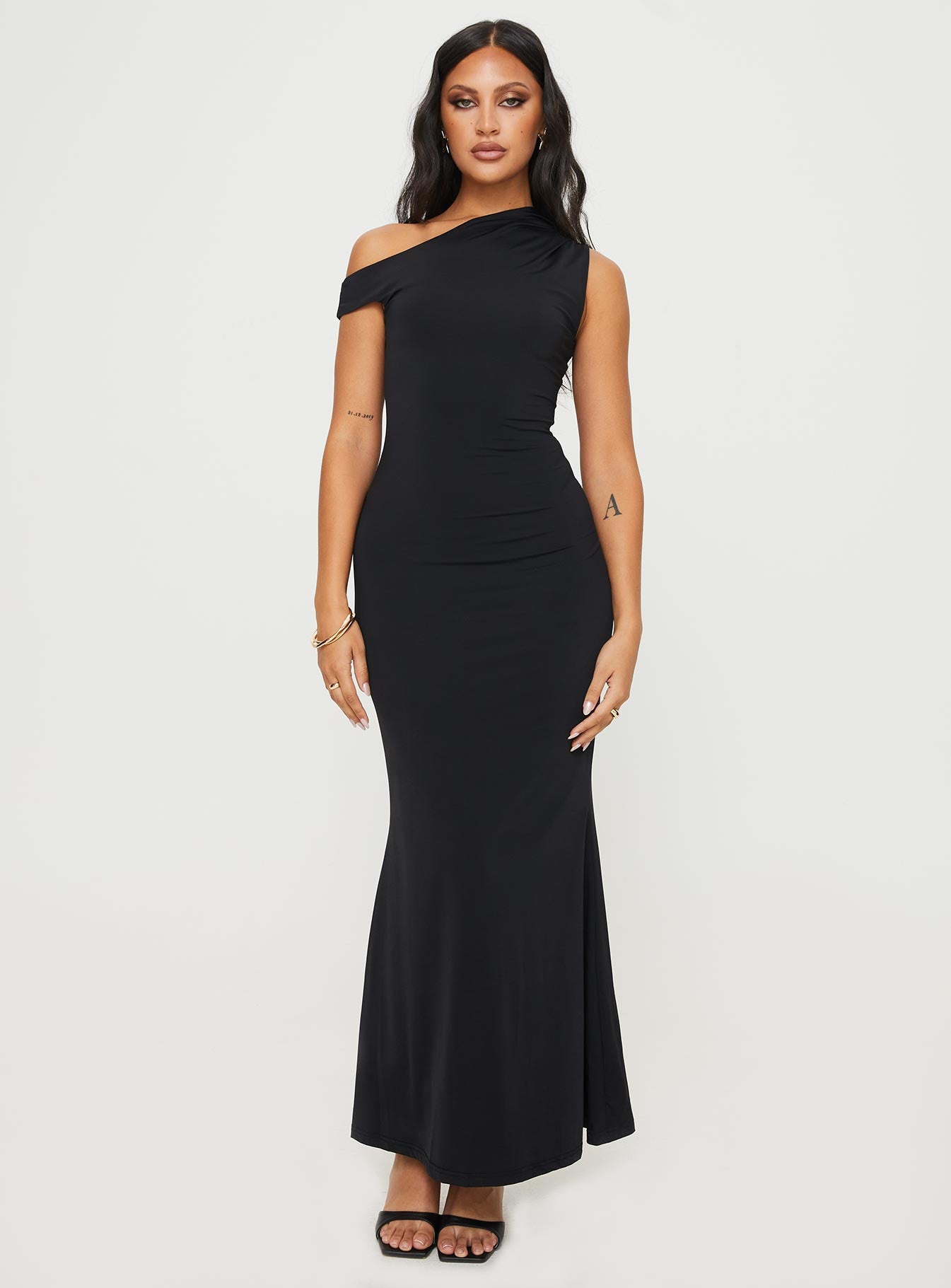 Beller Maxi Dress Black - women's maxi dress by Ellevoria - view 2